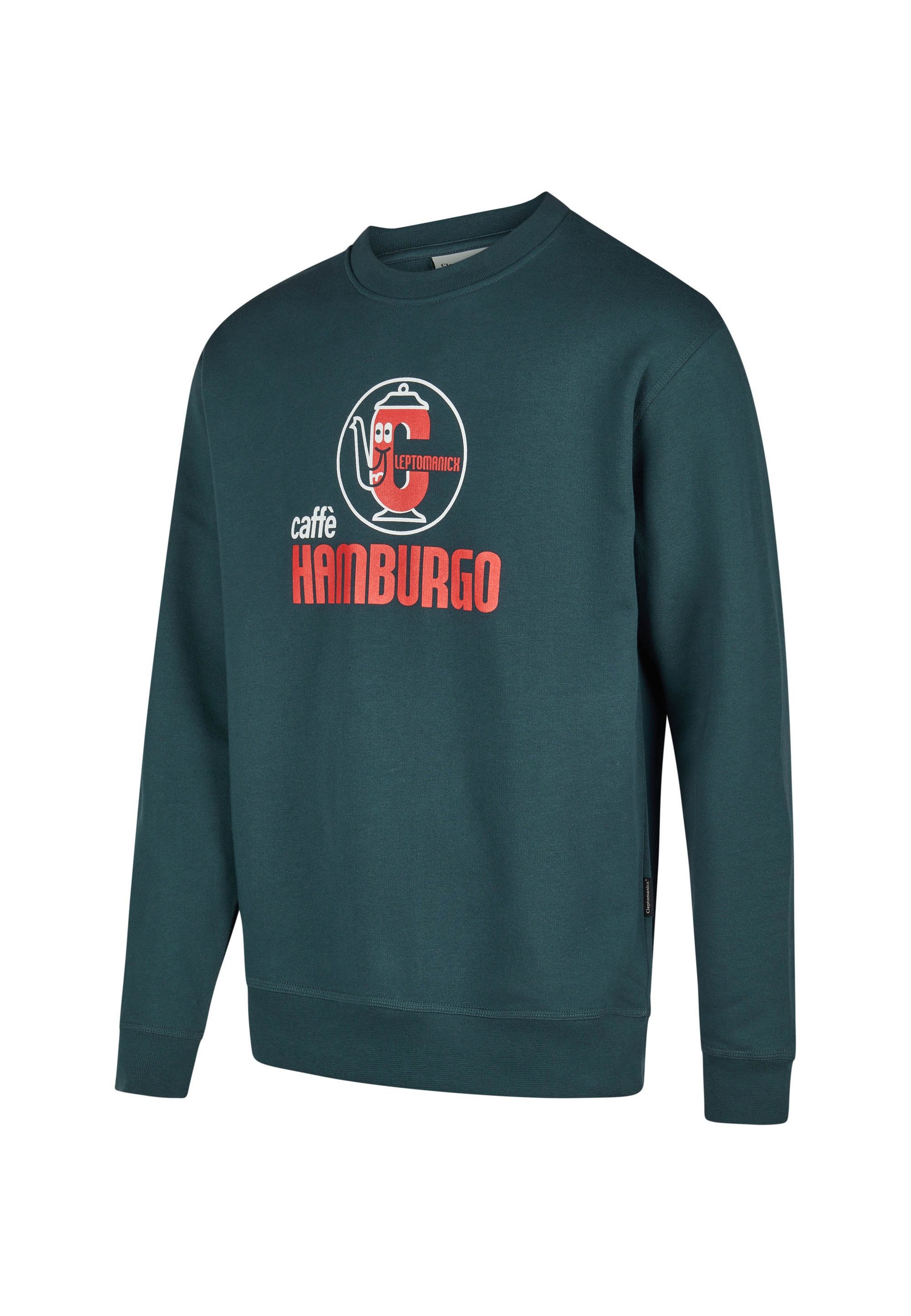 Cleptomanicx Sweatshirt mit großem Frontprint