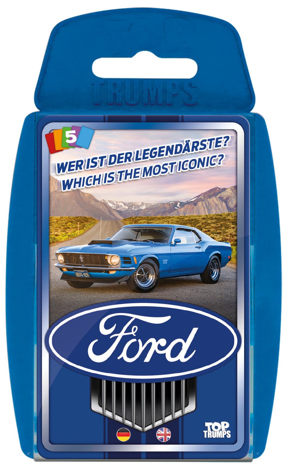 Winning Moves Spiel Top Trumps Ford, Quartett, Zweisprachig in Deutsch und Englisch
