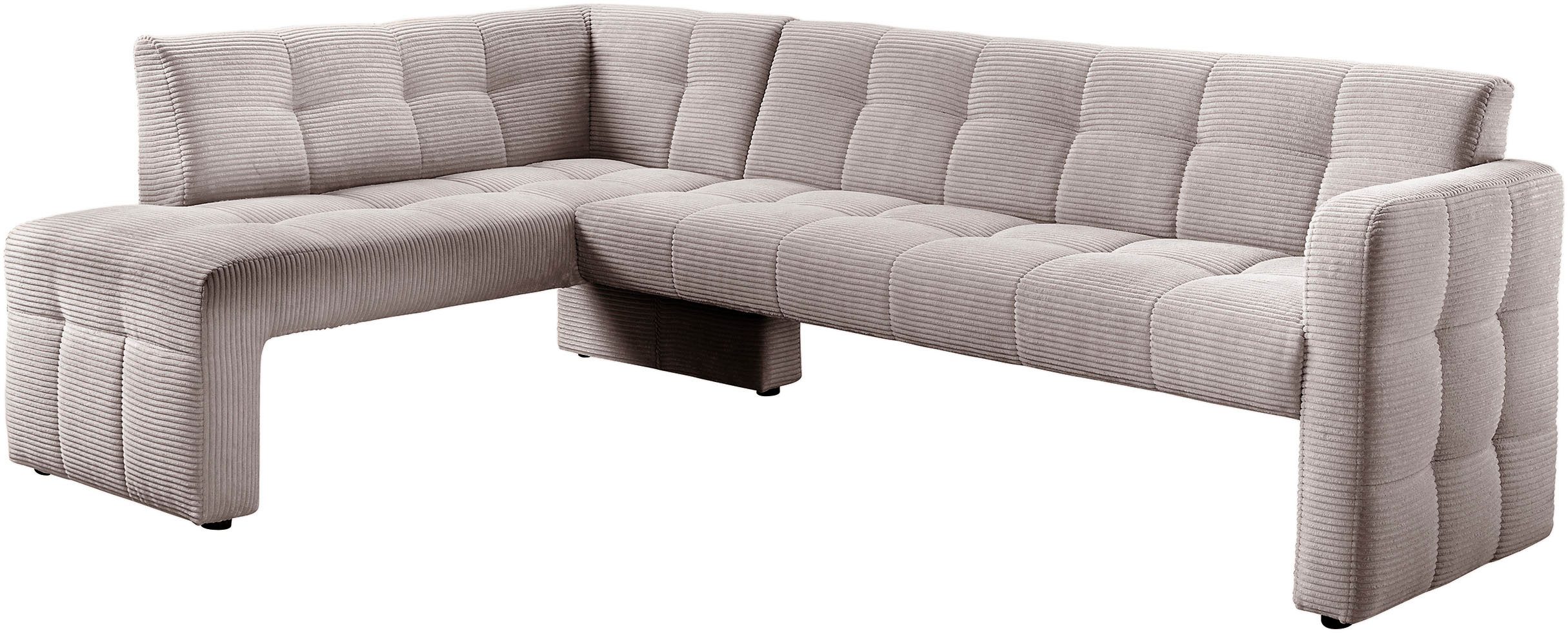 exxpo - sofa fashion Essbank Barista, bequem und elegant, hohe Bodenfreiheit, Eckbank Barista bequem und elegant, hochwertige Detailverarbeitung
