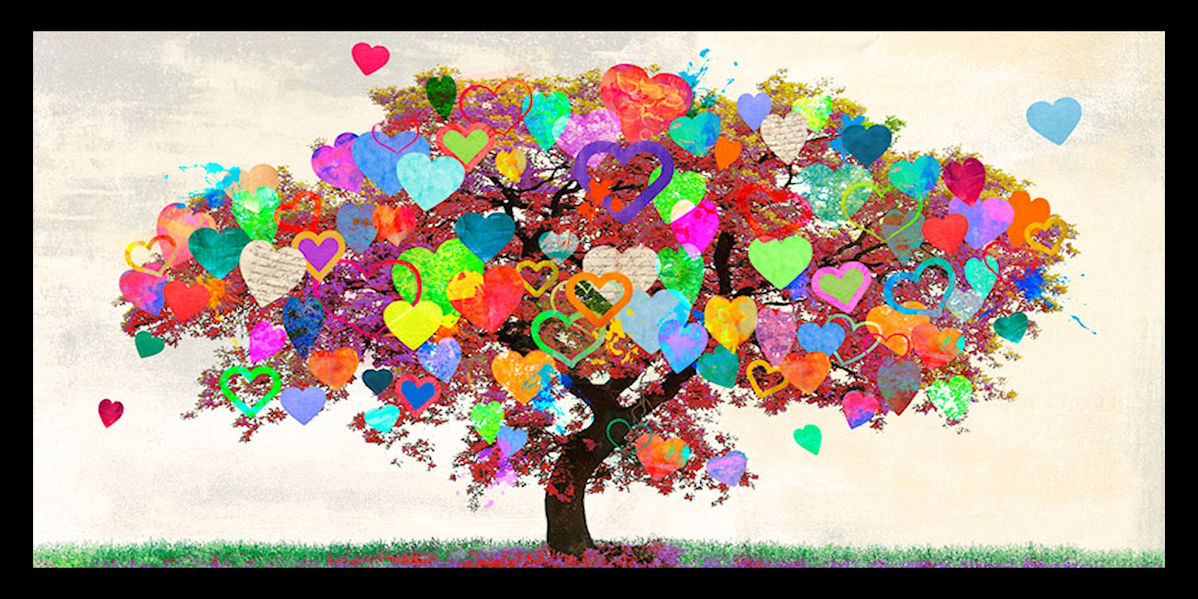 my home Bild »MALIA RODRIGUES - Tree of Love«, mit Rahmen-Otto