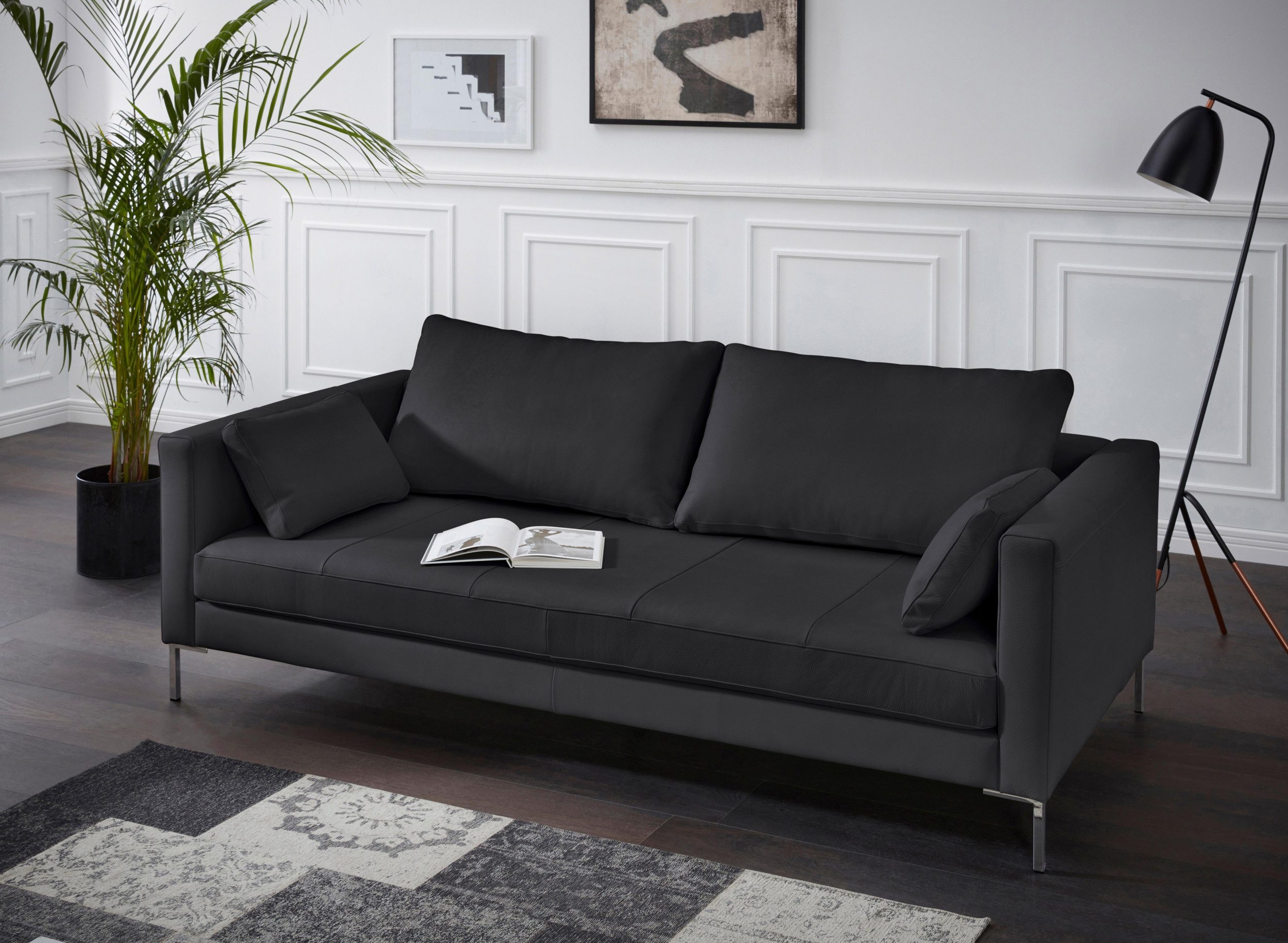 Sofa 3-Sitzer MARINUS mit schmalen Lehnen von ALTE GERBEREI - ALTE GERBEREI
