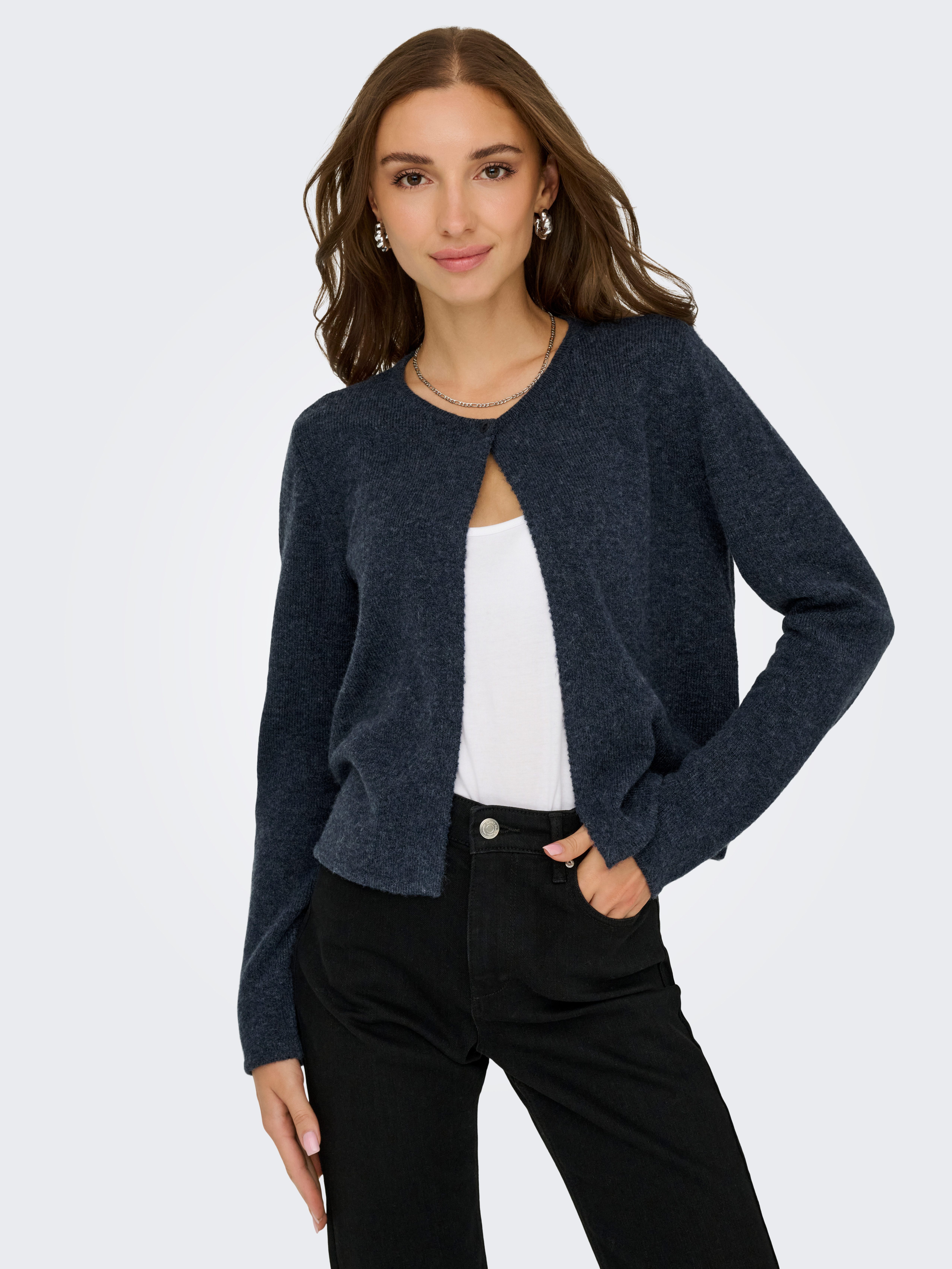 JDY Strickjacke JDYRUE LIFE L/S ONEBUTTON günstig online kaufen