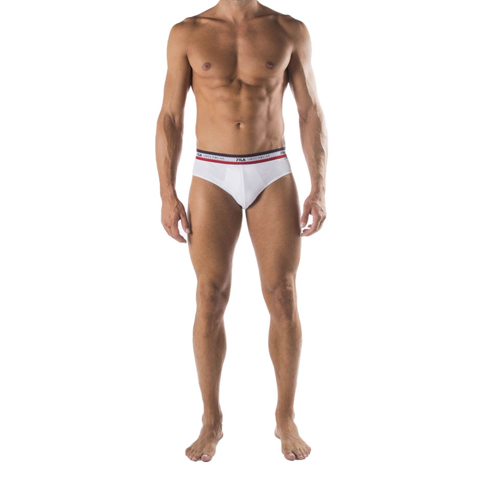 Fila Slip Herren Slip 4er Pack Baumwollmischung (Packung, 4er Pack)