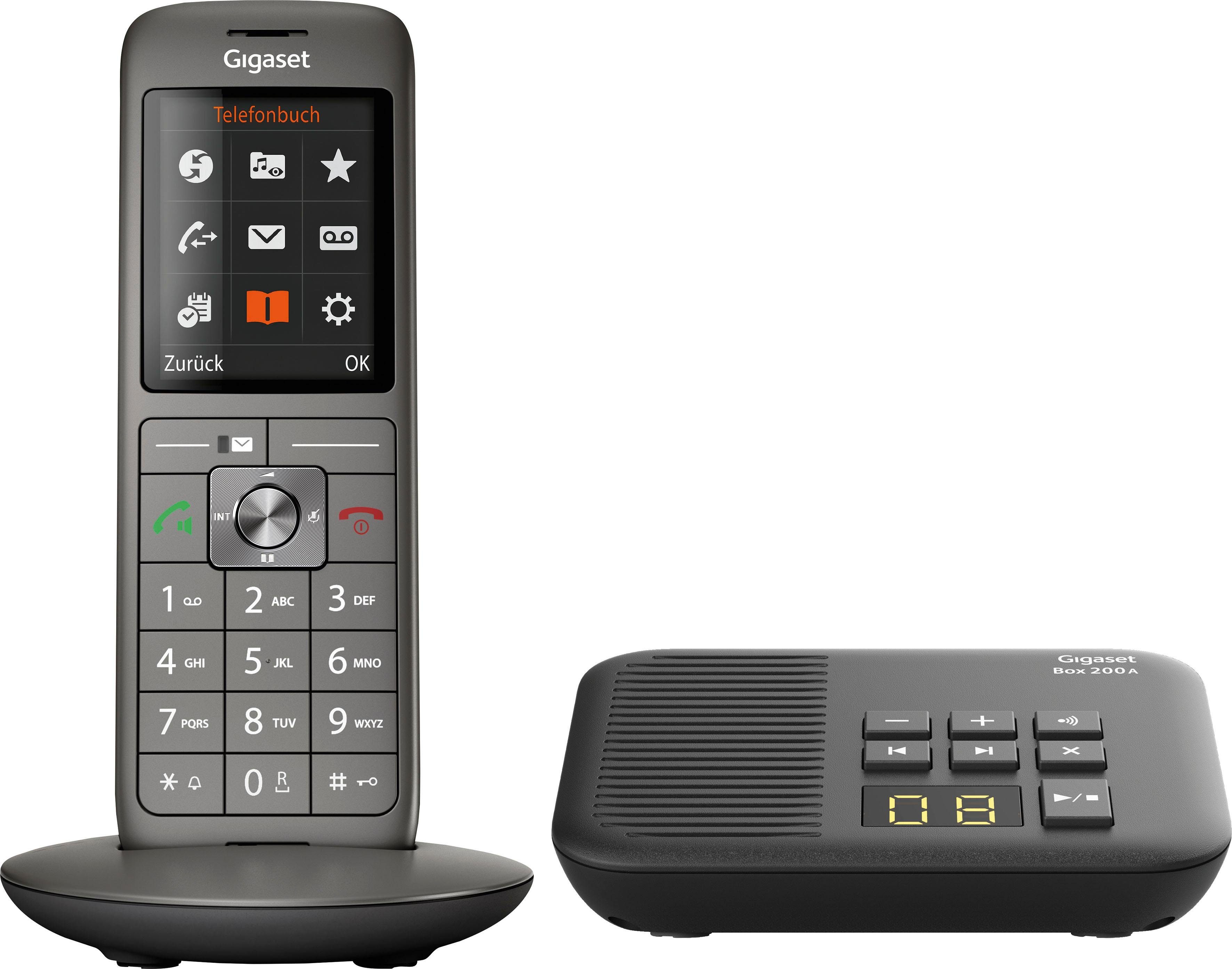 Gigaset »CL660A mit Box 200A« Schnurloses DECT-Telefon (Mobilteile: 1, mit  Anrufbeantworter) online kaufen | OTTO