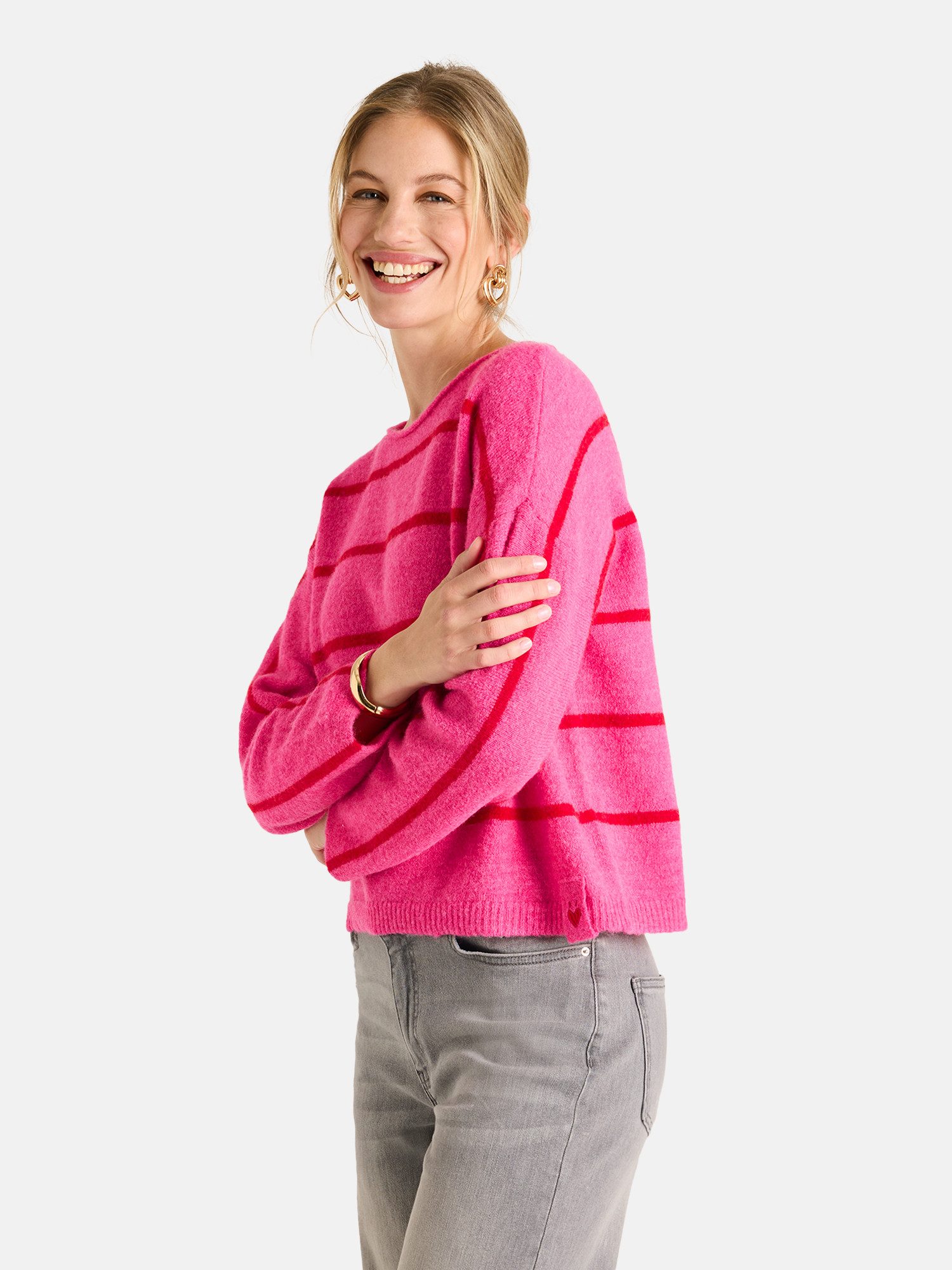 Lieblingsstück Strickpullover SingaEP mit Alpaka, Rundhals