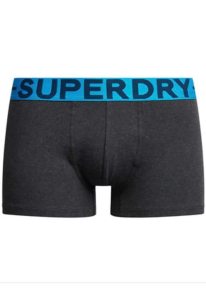 Superdry Trunk TRUNK TRIPLE PACK (Packung, 3-St) Blue Raven Marl/Karst Black Mega Grit Grit/Fresh