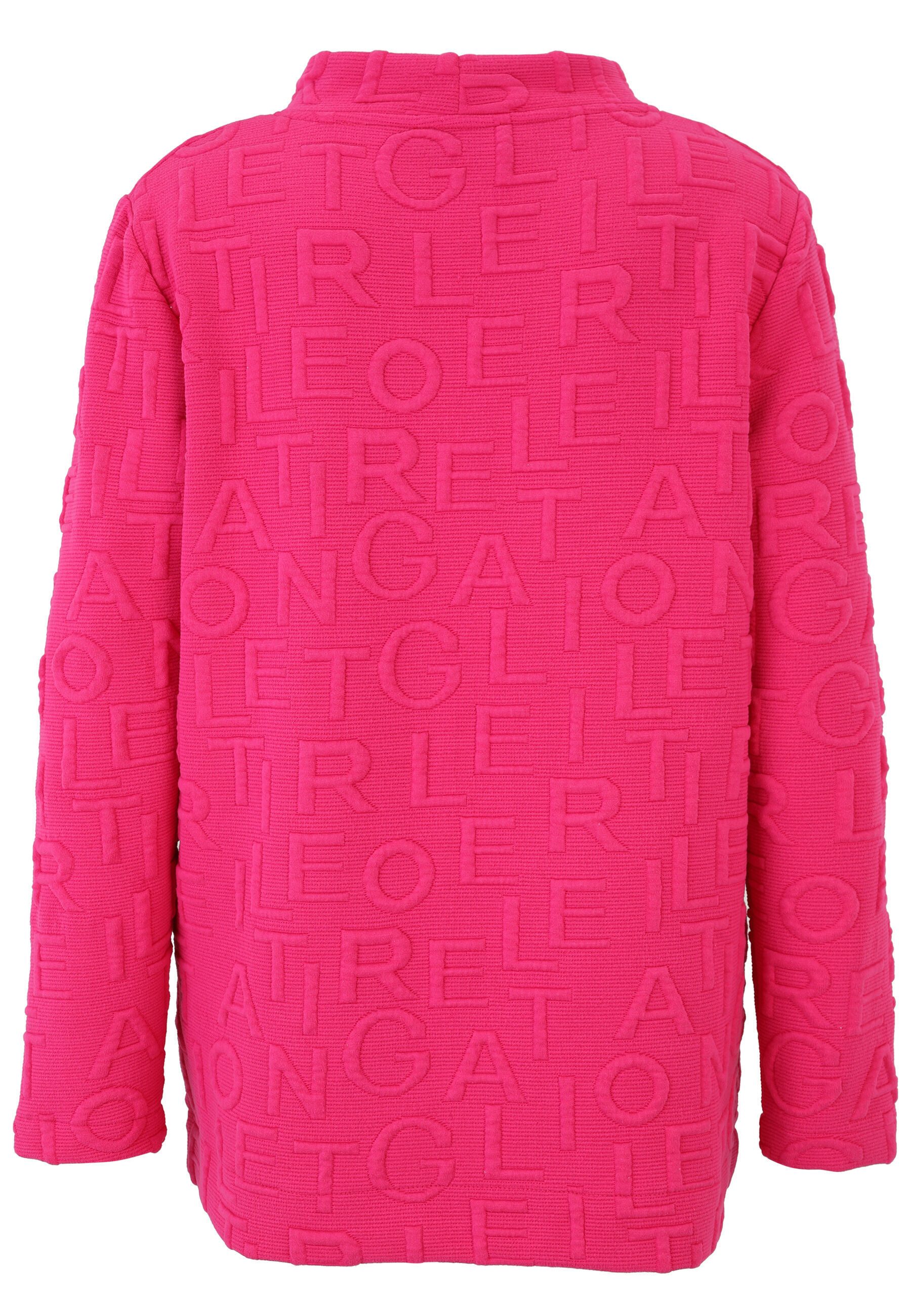 Doris Streich Sweatshirt (1-tlg) mit Buchstaben-Jacquard günstig online kaufen