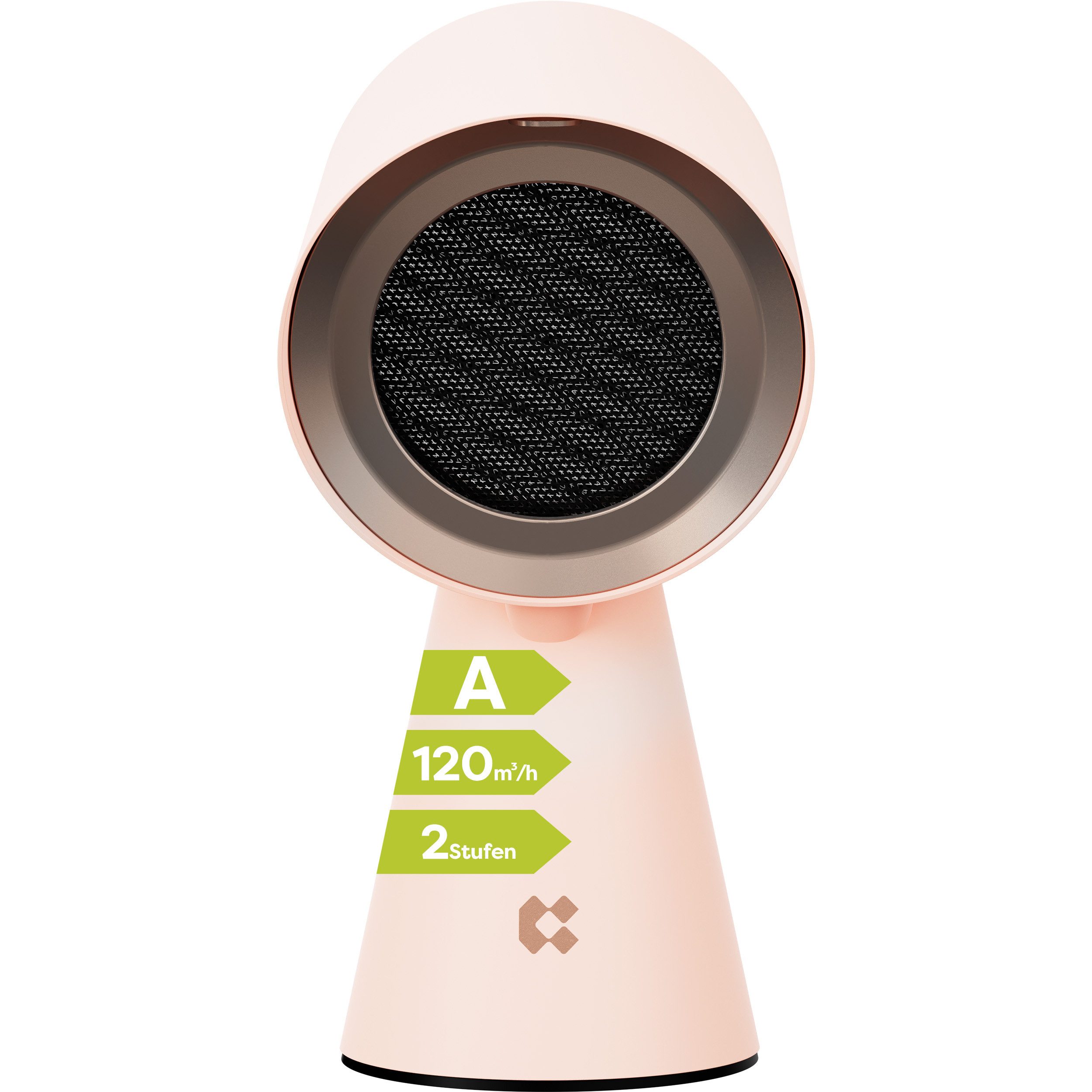 CIARRA Unterbauhaube Tragbare Mobile Mini‑Dunstabzugshaube 120 m³/h 2 Stufen Umluft Serie HOOD TO GO Tragbare Mobile Mini‑Dunstabzugshaube 120 m³/h 2 Stufen Umluft, Tischhaube für kleine Küchen, Wohnmobile & flexible Kochbereiche