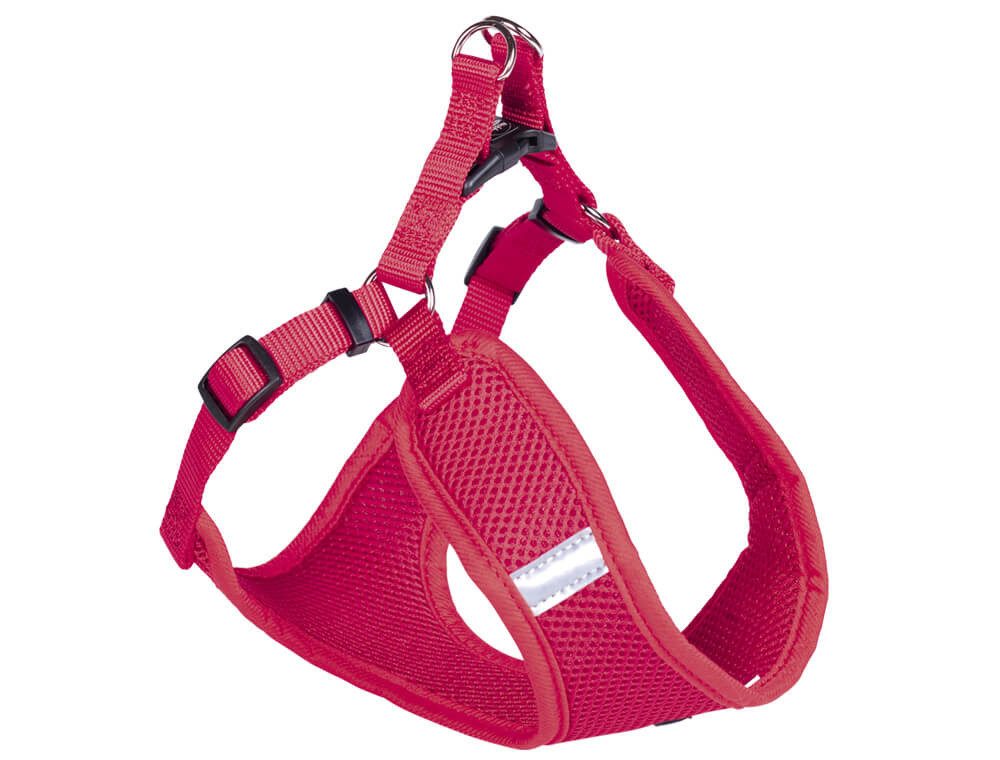 Nobby Hunde-Geschirr Geschirr "Mesh Reflect", rot, XXS