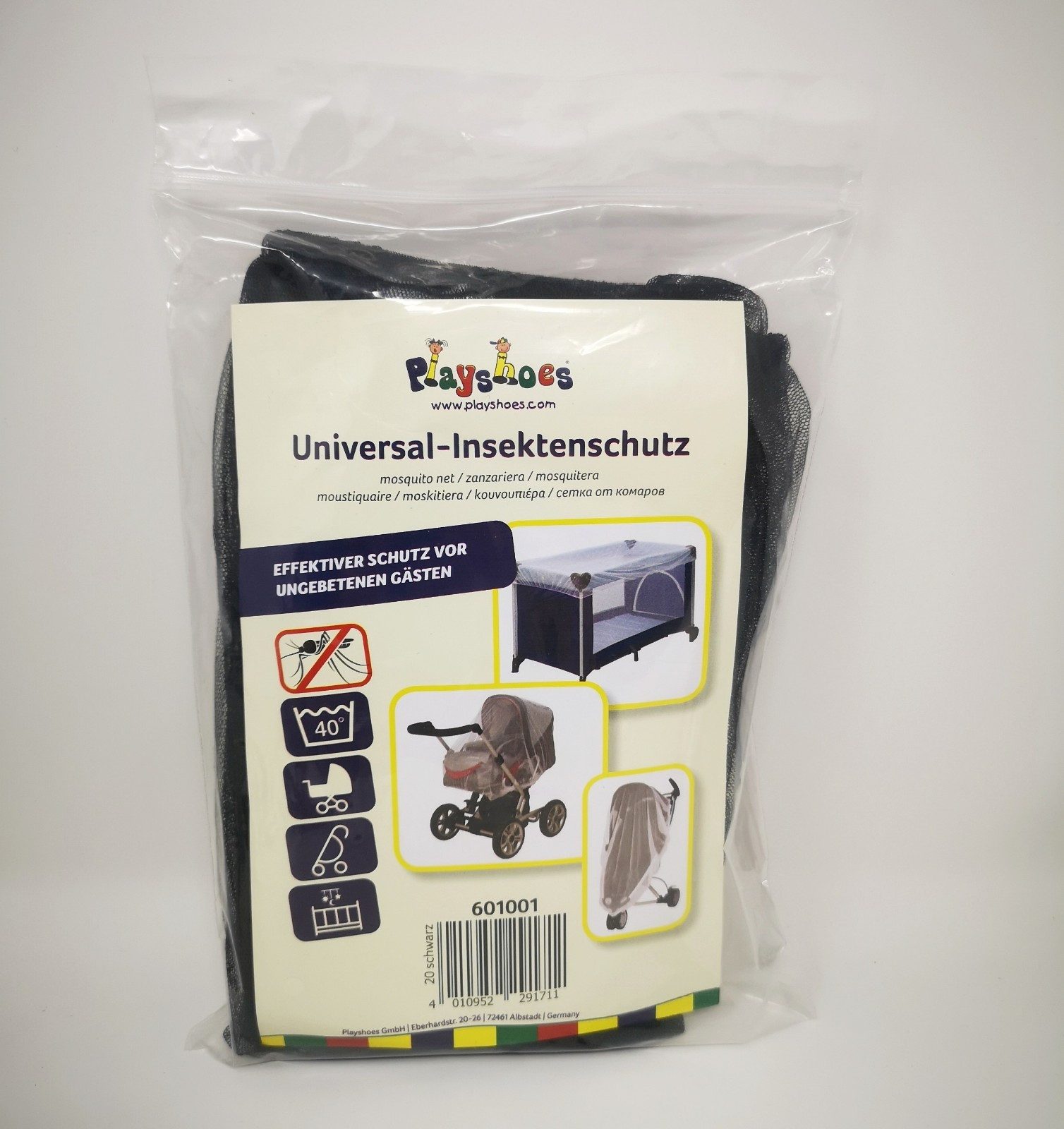 Playshoes Средство от насекомых в коляске Universal Mückennetz für Buggy, Kinderwagen und Babybett
