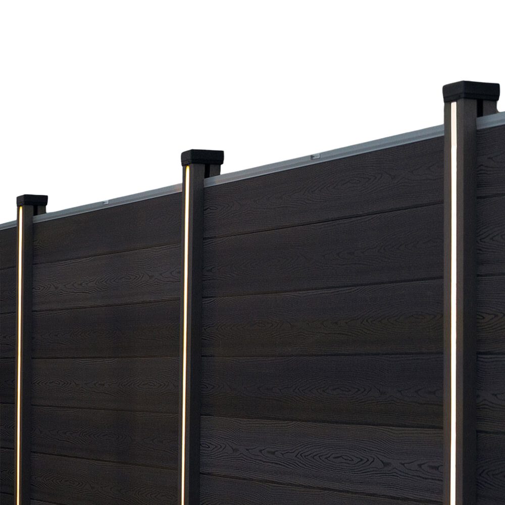 HOME DELUXE Zaunpfosten Nutleiste mit Solar LED Beleuchtung DINA DELUXE, (1 günstig online kaufen