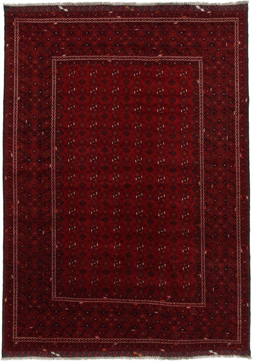 Orientteppich Afghan Mauri 205x295 Handgeknüpfter Orientteppich, Nain Trading, rechteckig, Höhe: 6 mm