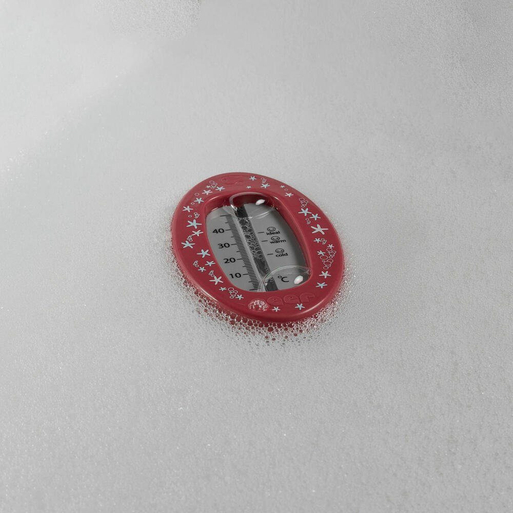 Reer Badethermometer Oval Beerenrot
