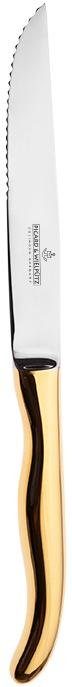 Image of Picard & Wielpütz Solingen Steakmesser »Hacienda M« (4 Stück), Griffe vergoldet