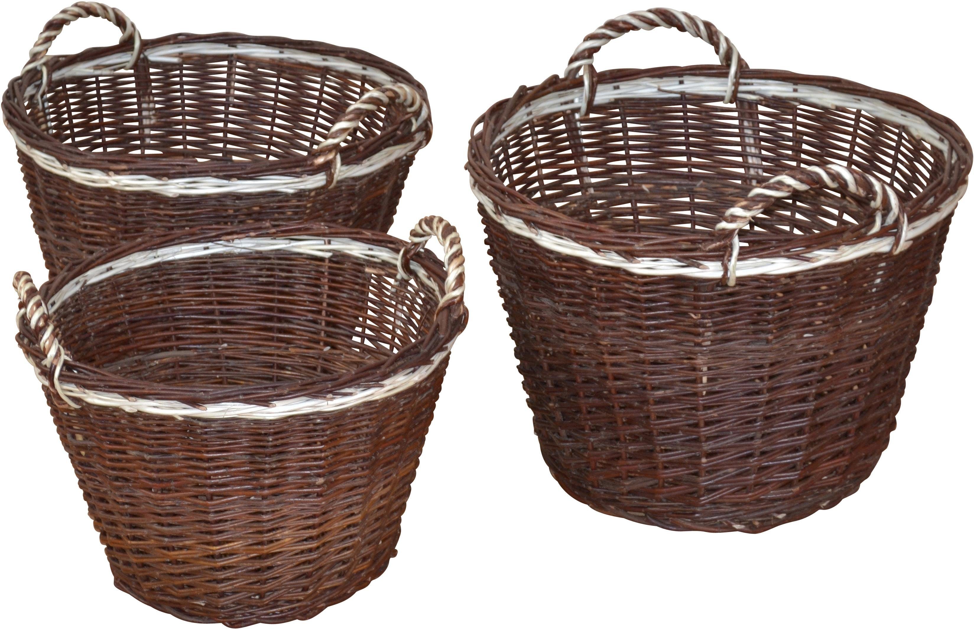 Aufbewahrungskorb (Set, 3 Stück), Weidenkorb online kaufen | OTTO