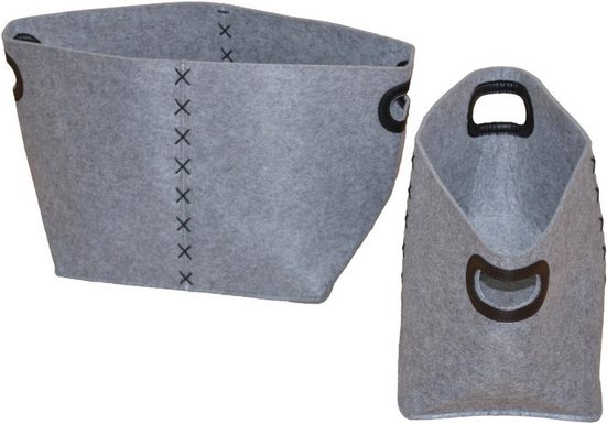 Aufbewahrungskorb (Set, 2 Stück), Filzkörbe im 2er Set online kaufen | OTTO