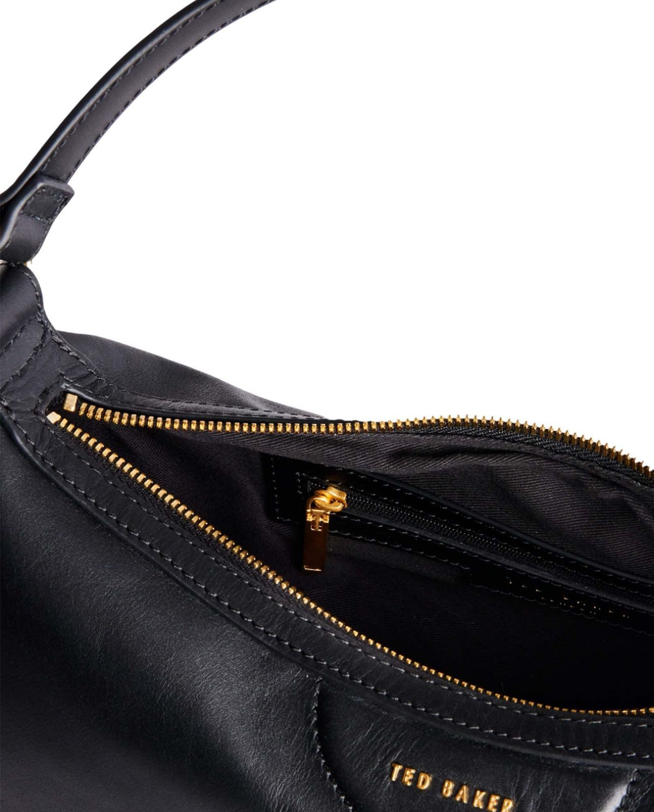Ted Baker Schultertasche Esiah Webbing Slouchy Leather Hobo Bag, aus echtem Rindsleder