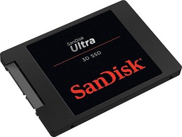 Sandisk Ultra 3D SSD interne SSD (500GB) 2,5"" 560 MB/S Lesegeschwindigkeit, 530 MB/S Schreibgeschwindigkeit