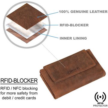 STILORD Geldbörse "Ira" RFID Portemonnaie Damen Leder