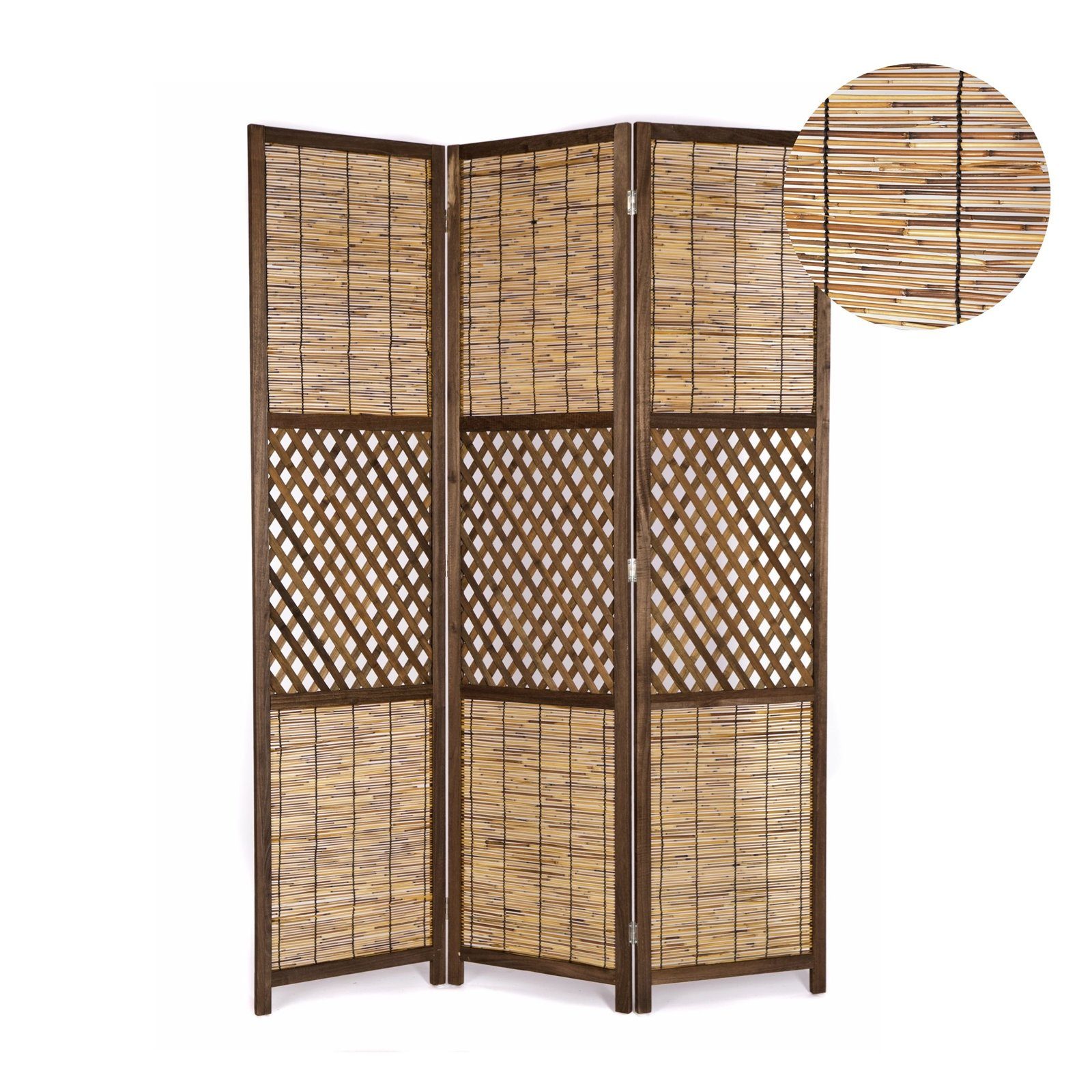 CREEDWOOD Paravent RAUMTEILER AMBIENTE, 3-teilig, Bambus, günstig online kaufen