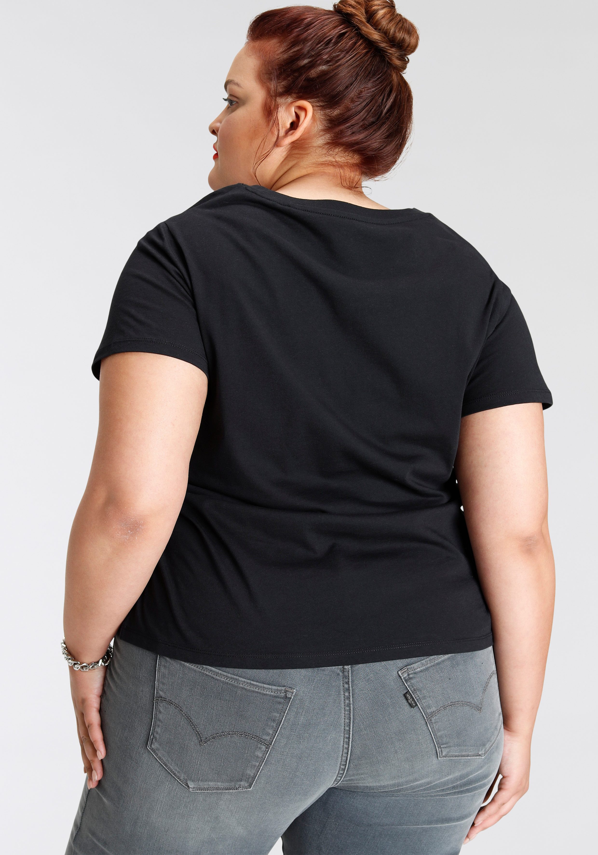 Levi's® Plus T-Shirt LSE_ PL PERFECT TEE mit Logo Print – Bild 4 von 5