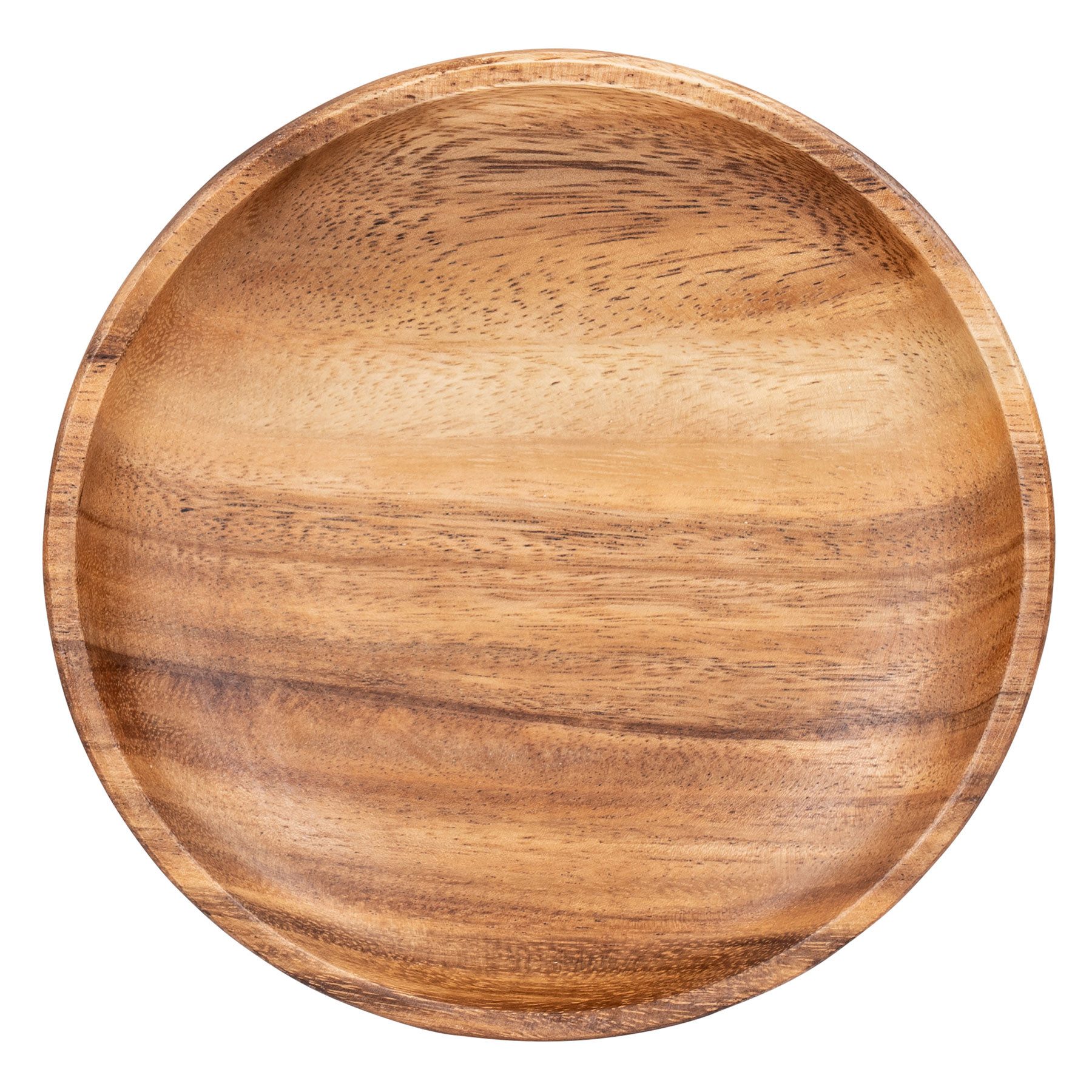 Levandeo® Dekoteller, Runder Teller Akazie Ø15cm Holzteller Snackteller Dek günstig online kaufen