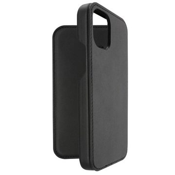 Hama Smartphone-Hülle Booklet für iPhone12 mini, schwarz, klappbar, Kunstleder, edel, Wireless-Charging kompatibel
