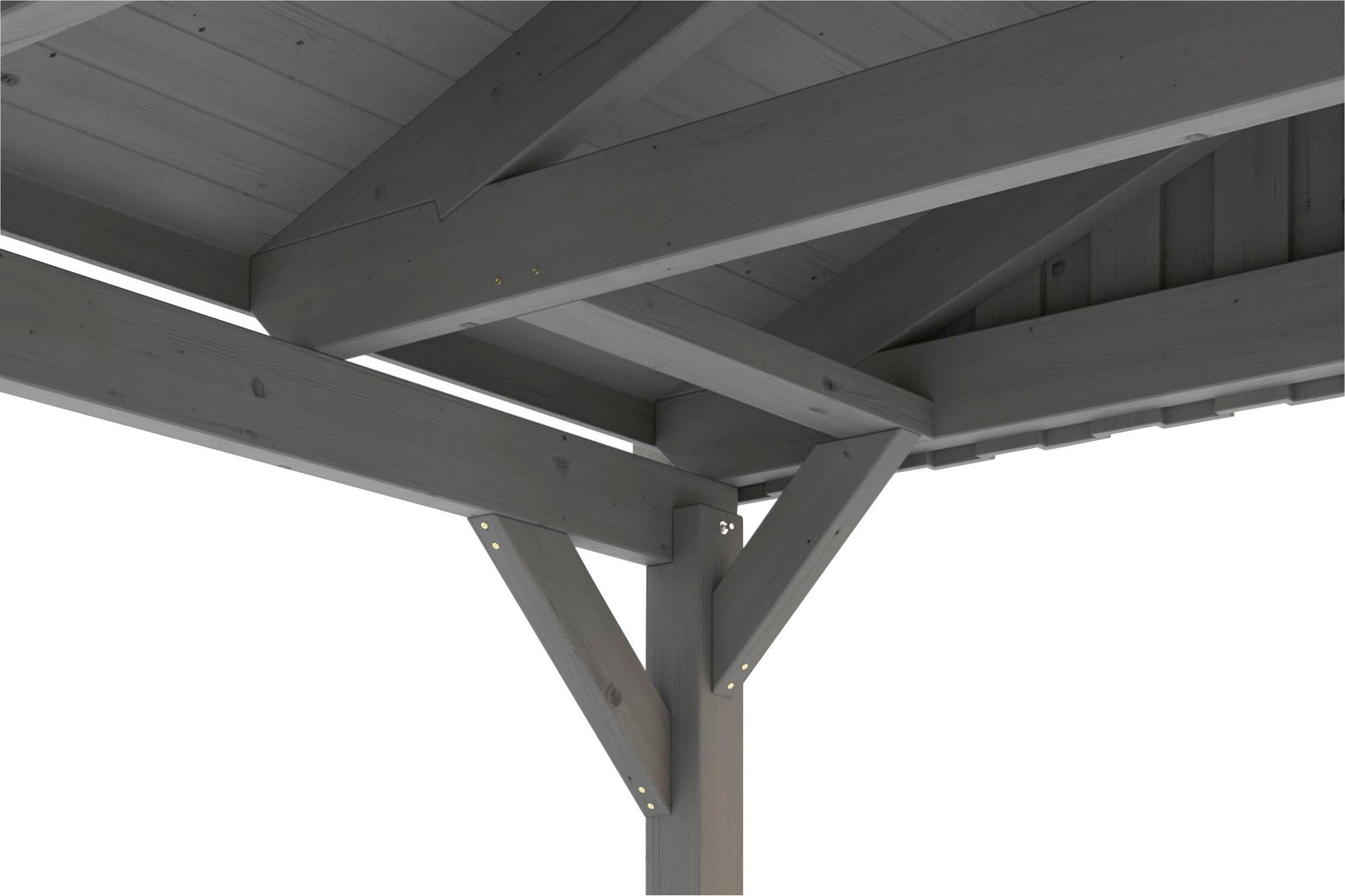 Skanholz schwarzen BxT: Einfahrtshöhe, Schindeln 618x566 574 cm cm, Fichtelberg, mit Doppelcarport