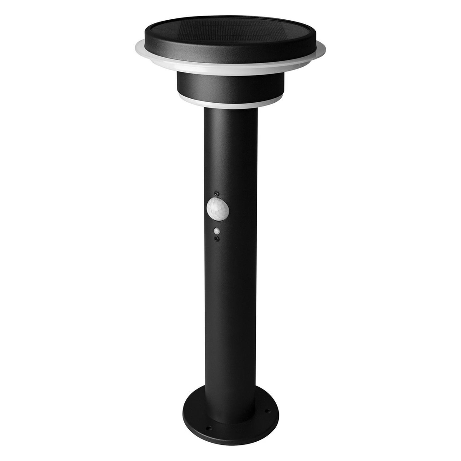 Licht-Erlebnisse Sockelleuchte WALEDON, LED fest integriert, Warmweiß, LED Akku Bewegungssensor 40 cm hoch rund 3000 K 400 lm Modern