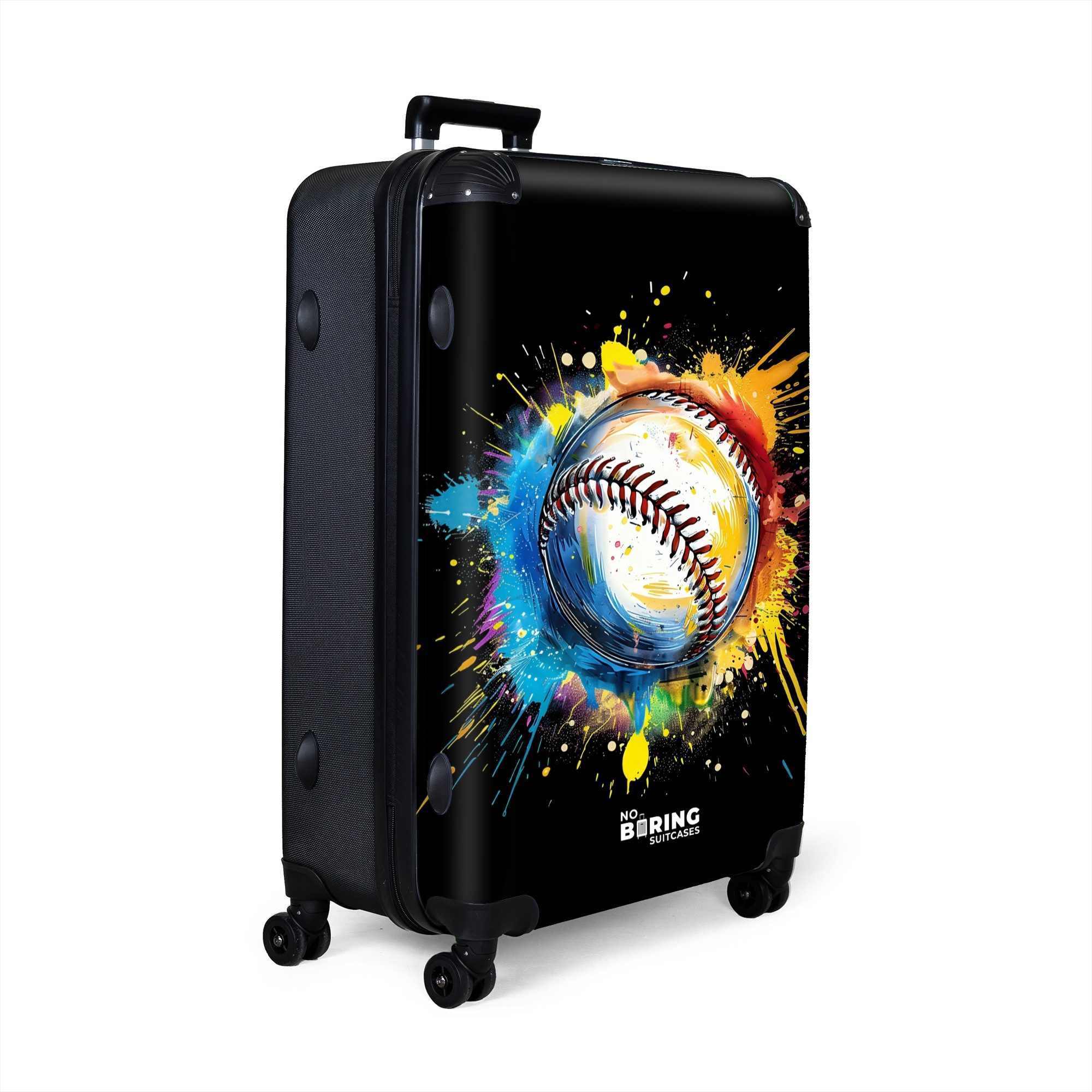 NoBoringSuitcases.com© Hartschalen-Trolley Baseball mit Graffiti 77 günstig online kaufen