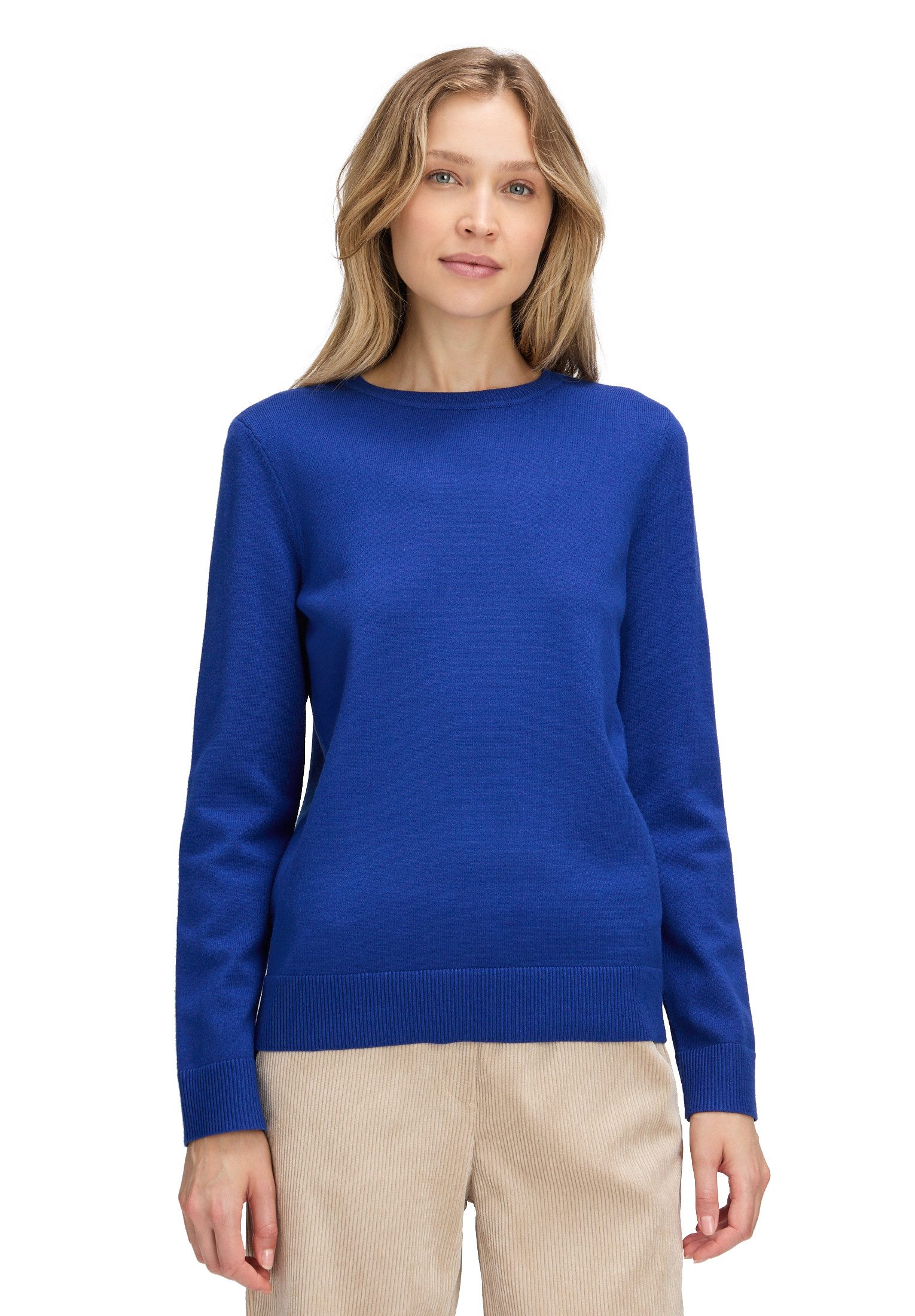 Betty Barclay Strickpullover Damen Basic-Strickpullover mit Rundhalsausschn günstig online kaufen