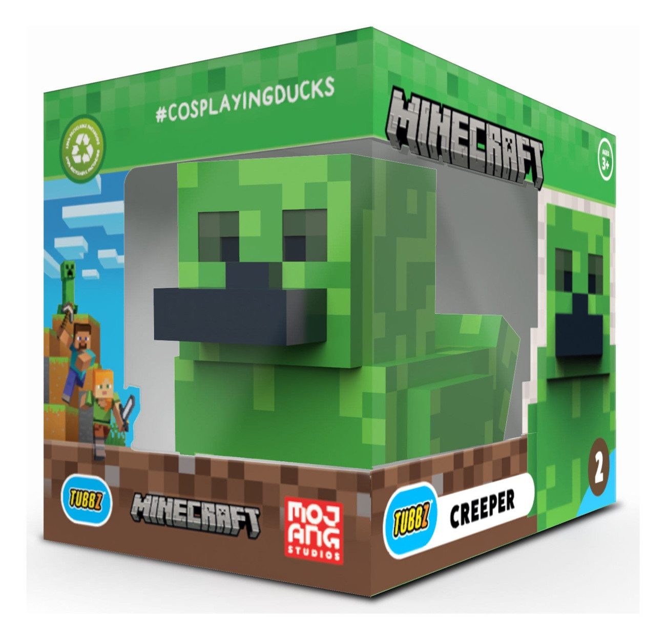 Numskull Merchandise-Figur Minecraft Tubbz PVC Figur Creeper Boxed Edition 10 cm
