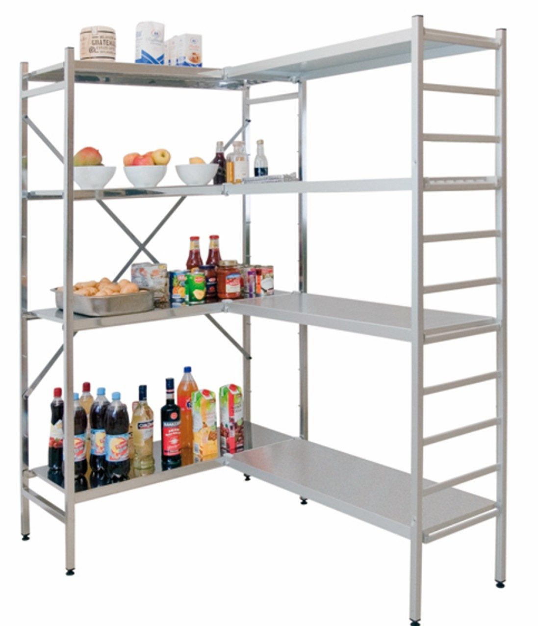 Steckregal Grundregal, Lebensmittelregal 1950 x 1200 x 500 mm