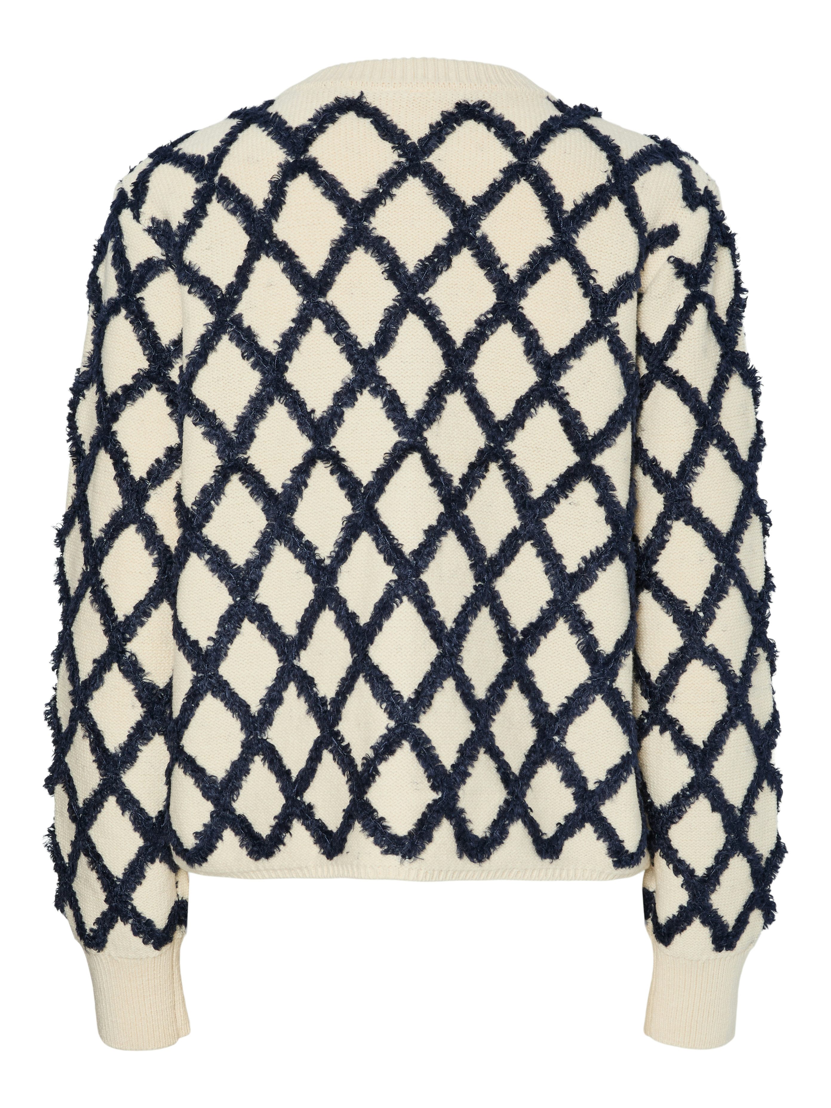 Y.A.S Strickjacke YASZIGLY LS KNIT CARDIGAN S. NOOS