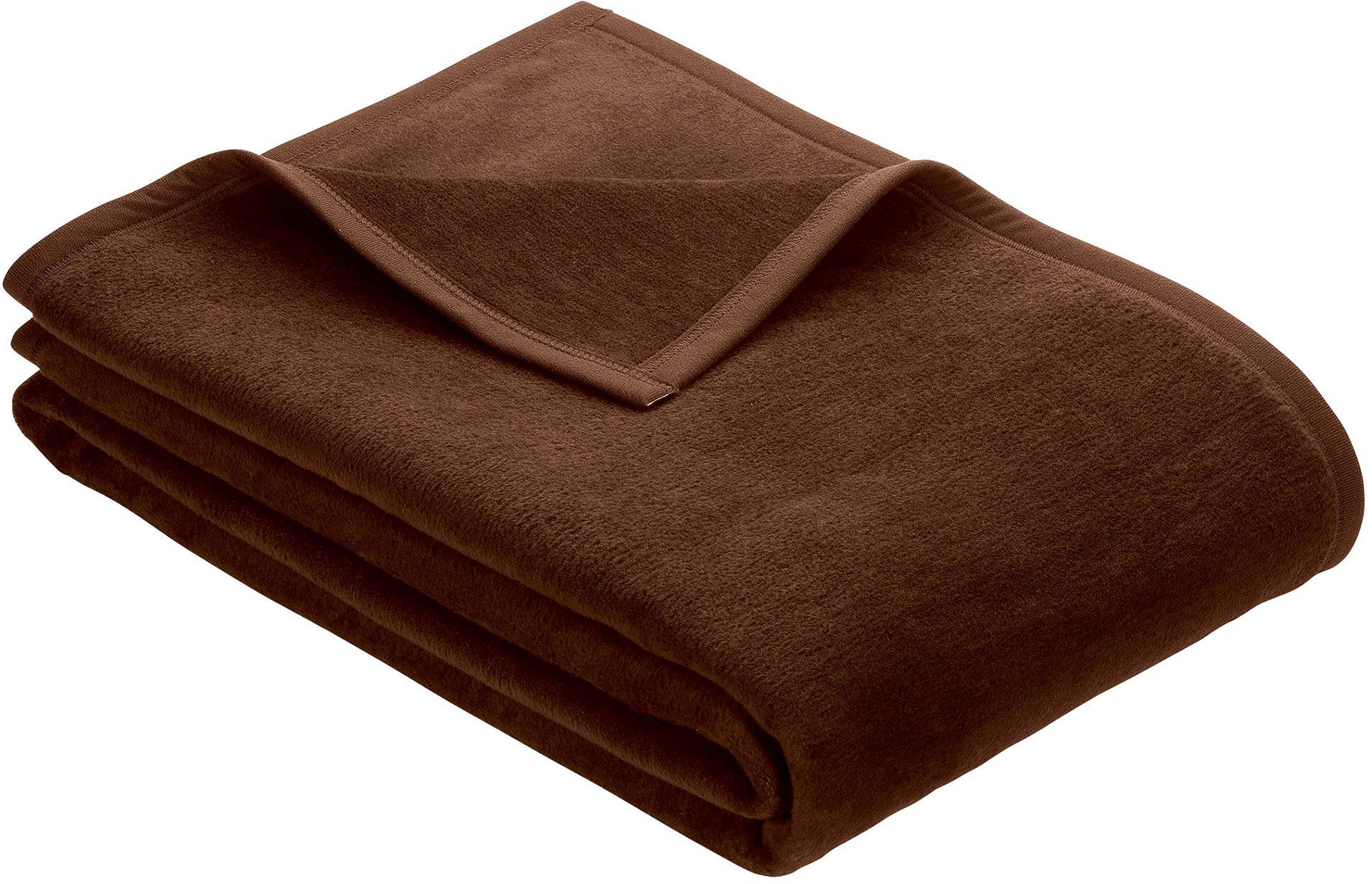 Kniedecke Uni Kniedecke Luxus, IBENA, unifarbenes Design günstig online kaufen