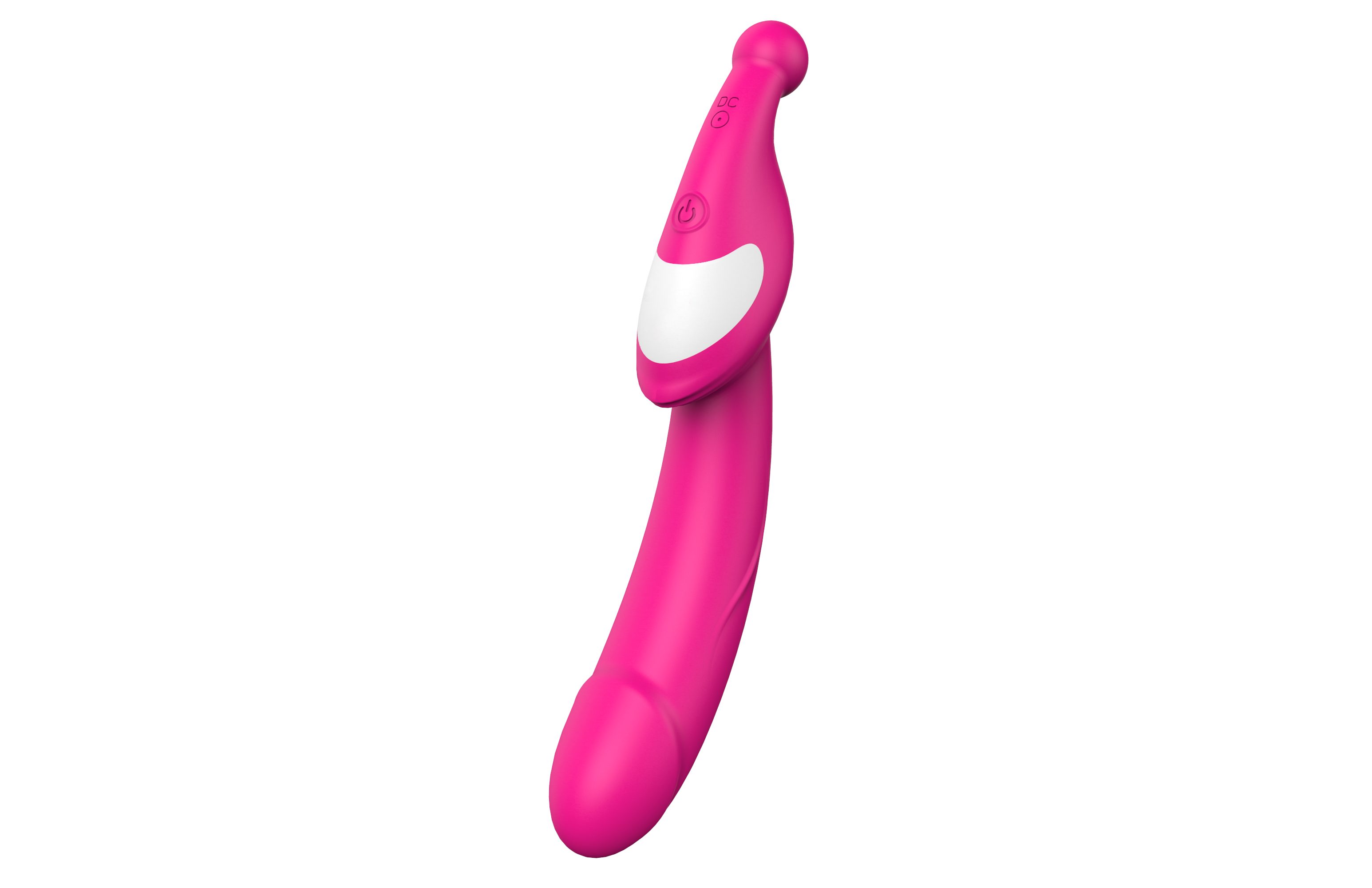 S-Hand Doppel-Vibrator Kugelkopf Vibrator 9 modi Klitoris Stimulation Sex Spielzeug Lila, (Packung, 2-tlg) Rosa