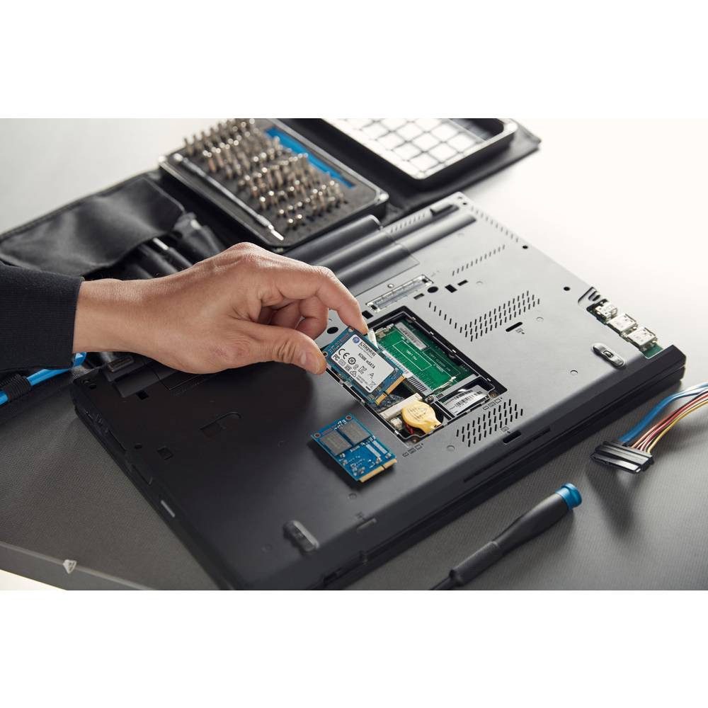 Kingston Interne mSATA SSD SMS/256G SKC600MS/256G SSHD-Hybrid-Festplatte, Hardware-Verschlüsselung, TLC