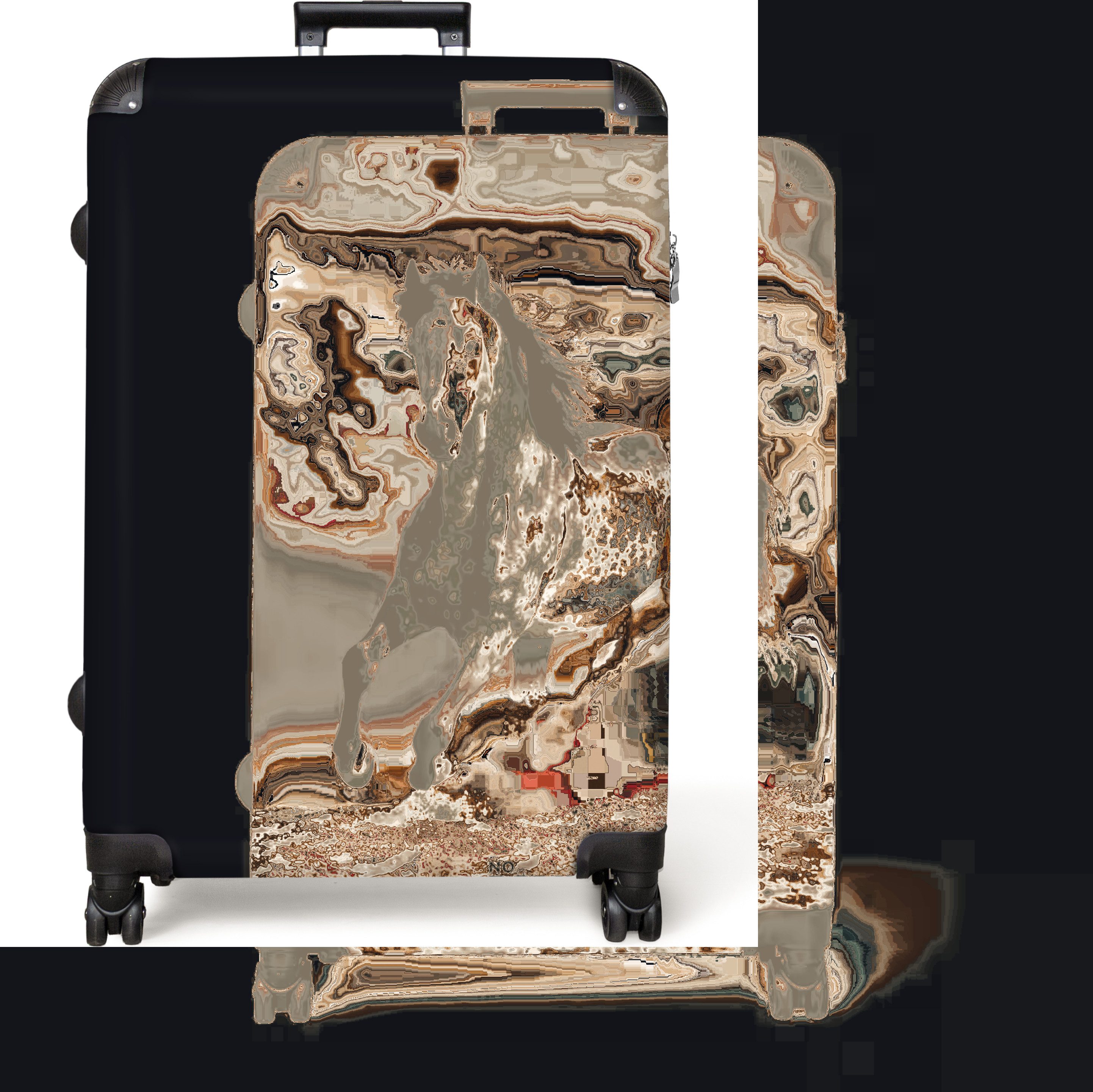NoBoringSuitcases.com© Hartschalen-Trolley Löwe - Wildtiere - günstig online kaufen