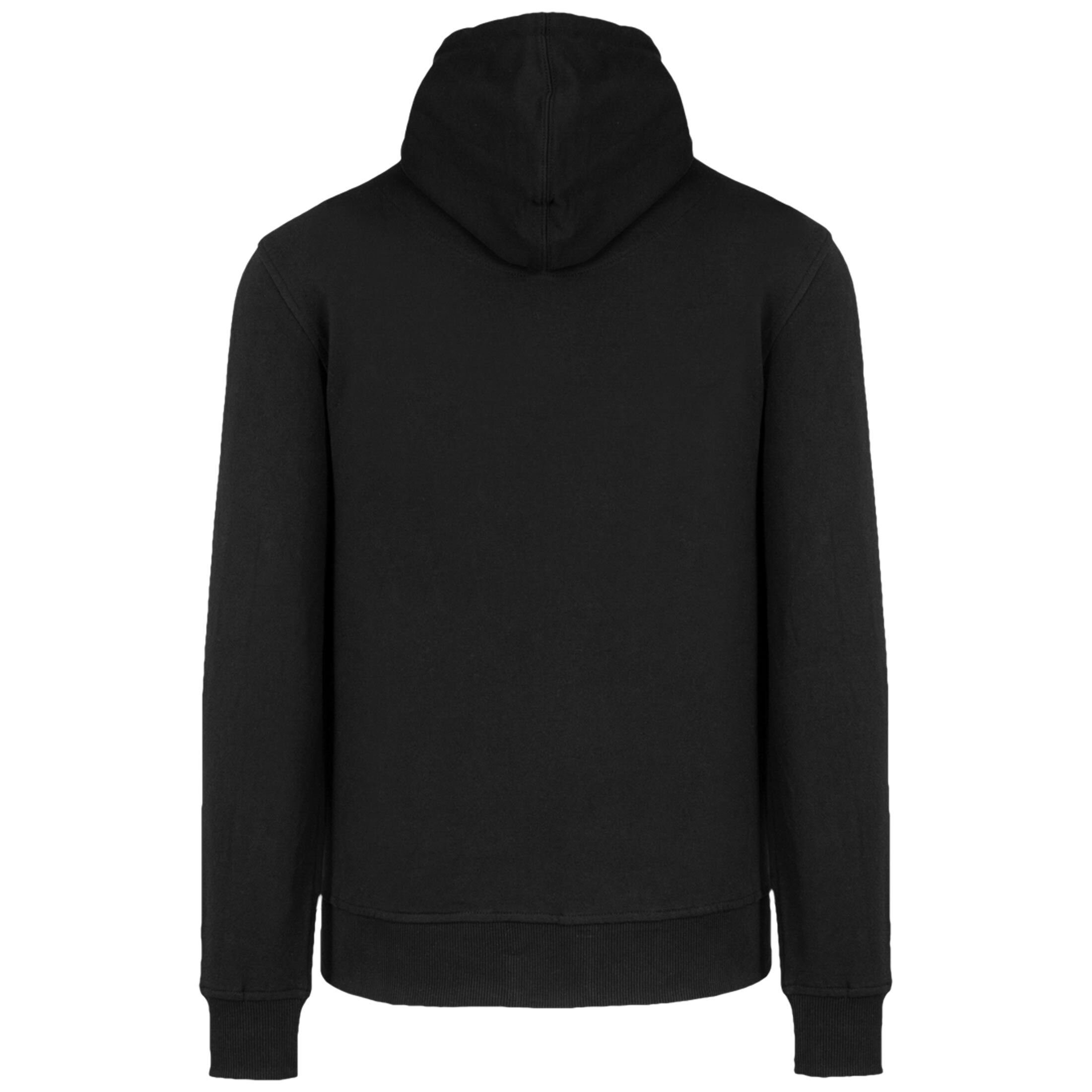 Unfair Athletics Hoodie Classic Label Kapuzenpullover / schwarz Herren weiß