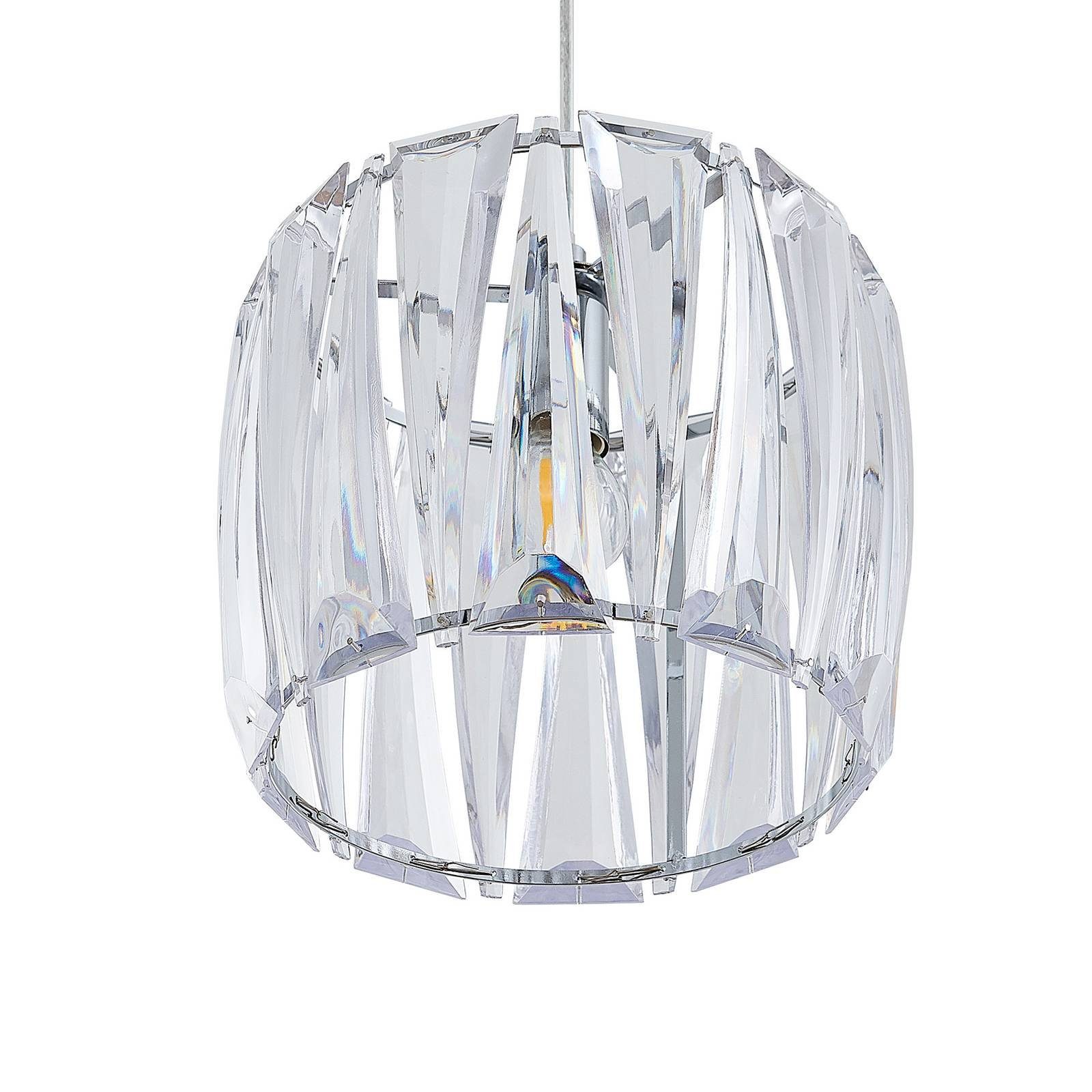 Lindby Hängeleuchte Sofia, Kunststoff Transparent IP20, 3 x 40 W
