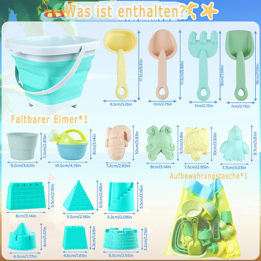 CLTYQ Sandform-Set Sandspielzeug Kinder Sandspielzeug Set, günstig online kaufen