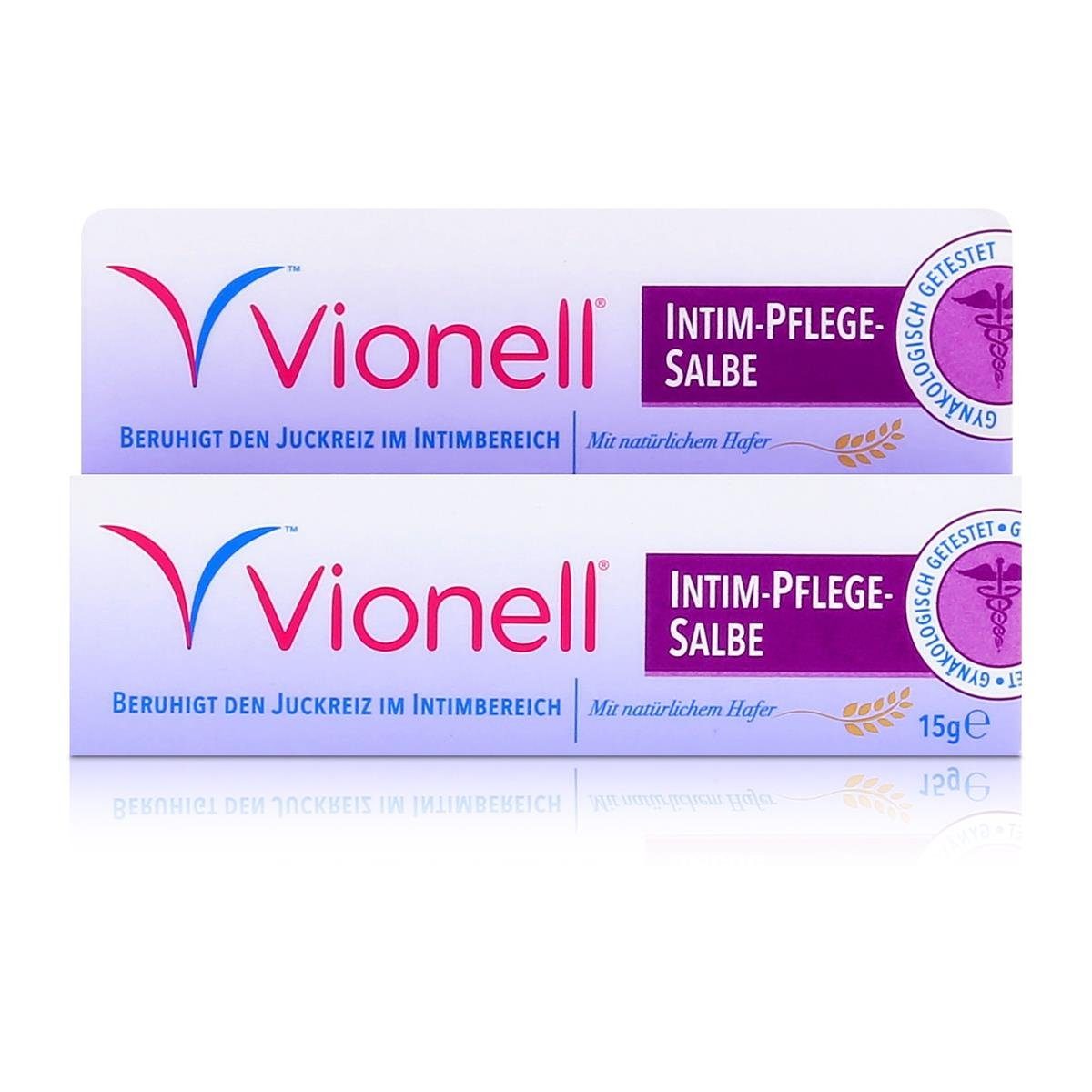 15g (1er Vionell Beruhigt Pack) Vionell - Intim-Pflege-Salbe Deo-Stift Juckreiz