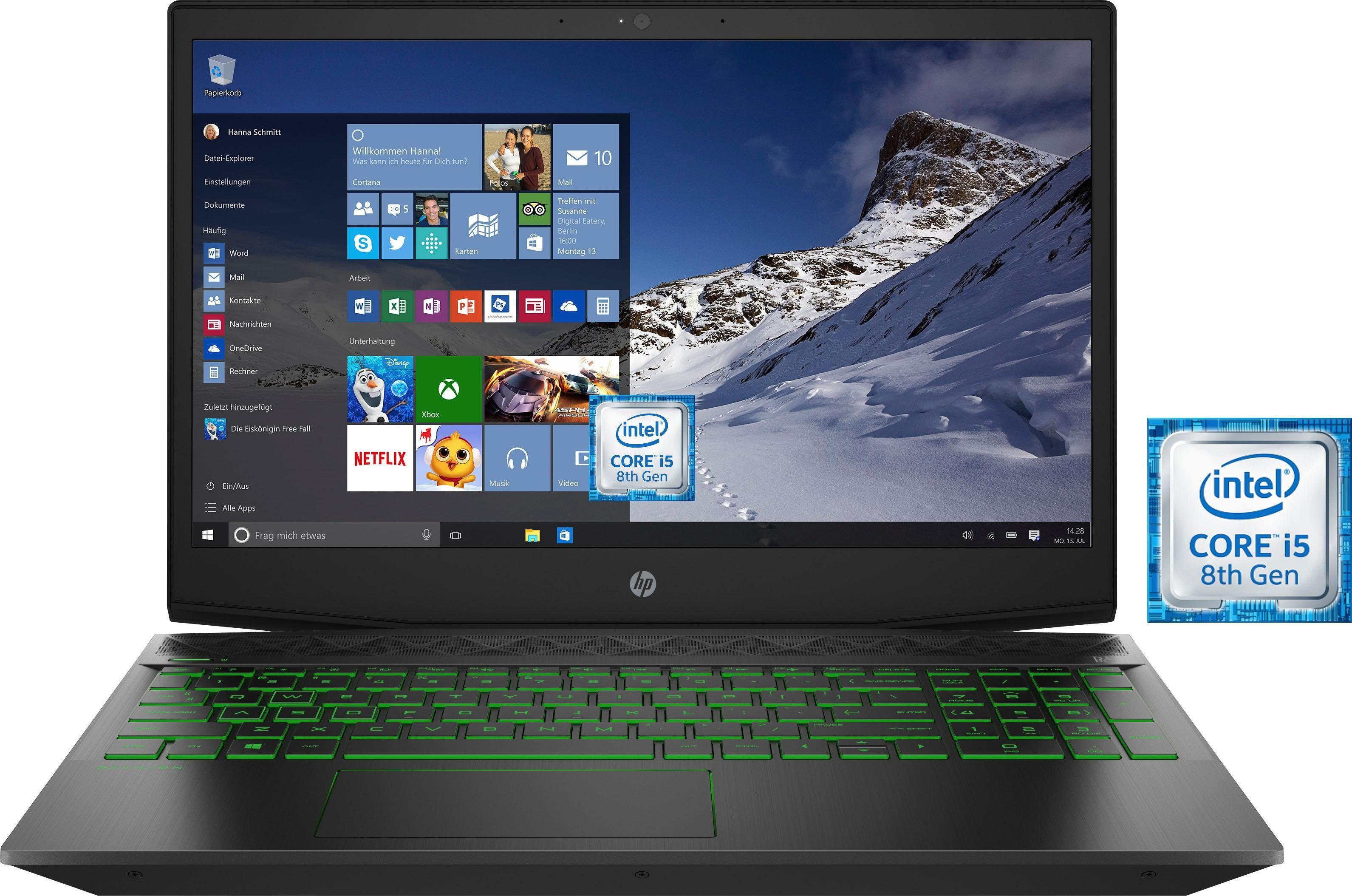 HP Pavilion 15-cx0002ng Notebook (39,6 cm/15,6 Zoll, Intel Core i5 ...