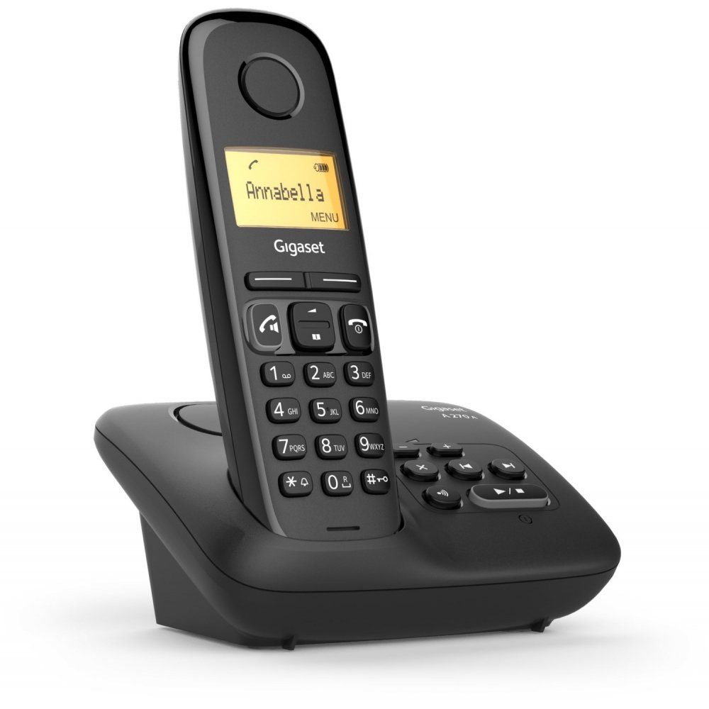 Gigaset A270 Schnurloses - A Telefon - schwarz DECT-Telefon