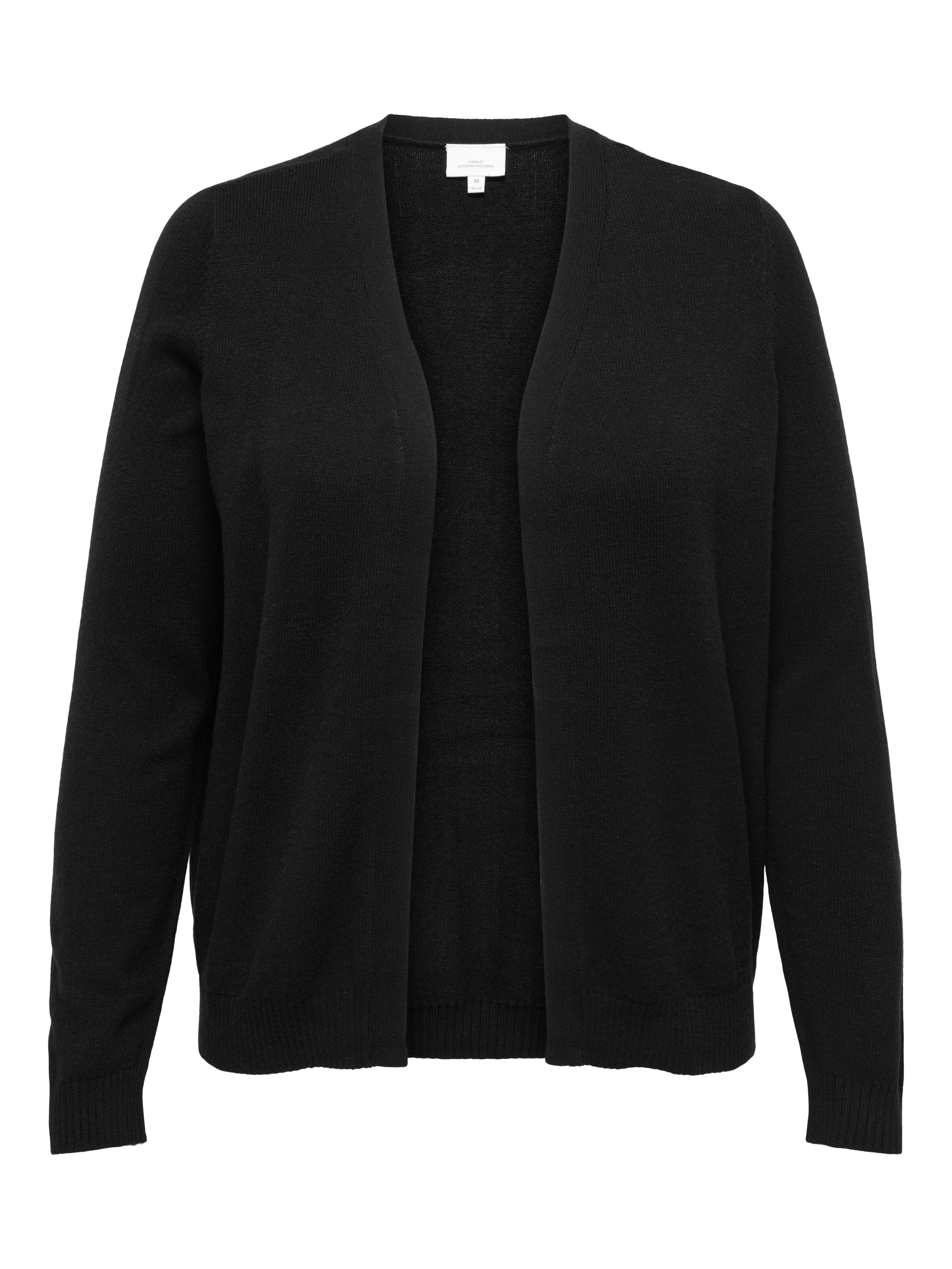 ONLY CARMAKOMA Strickjacke CARPRINCESS LS SHORT CARDI NOOS Viskosemischung