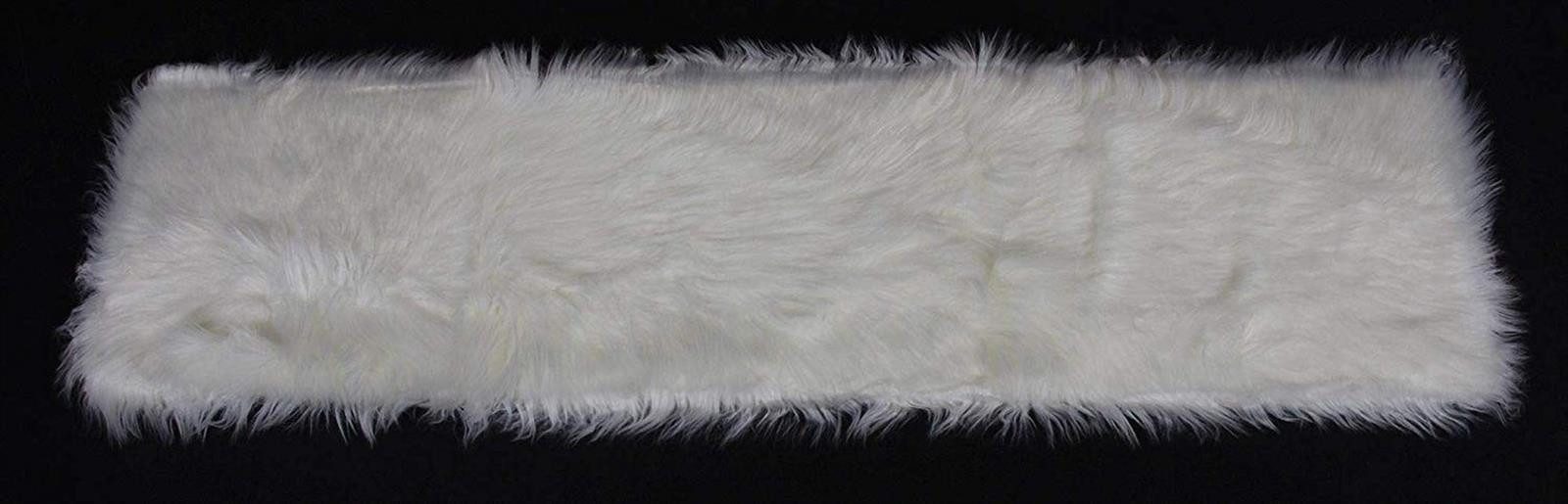 Dekoleidenschaft Tischläufer aus Kunstfell creme / weiß, verschiedene Größe günstig online kaufen