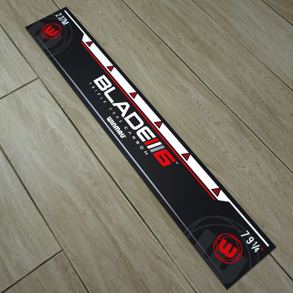 Winmau Dartpfeil Abwurflinie Winmau Oche Line Blade 6 für Dartspieler.
