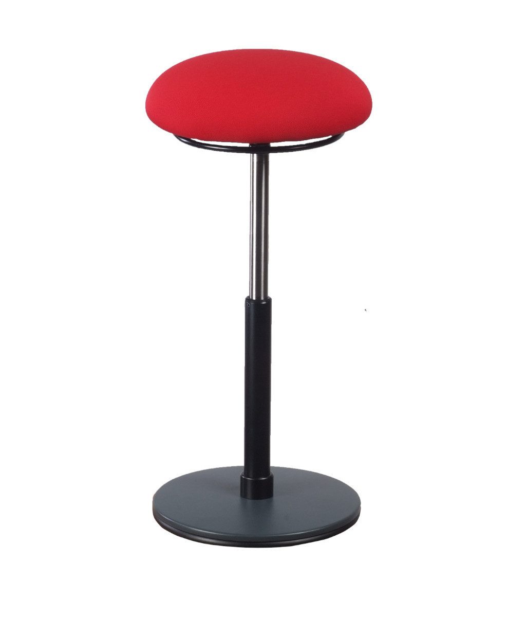 Hocker Moizi 20 Stehhilfe rot 64089, 100% Polyester, Holz