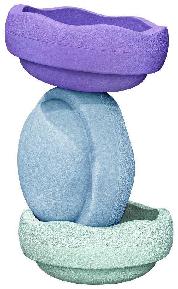 Stapelstein Balancetrainer Original cool pastel, 180 g leicht und bis zu 180 kg belastbar