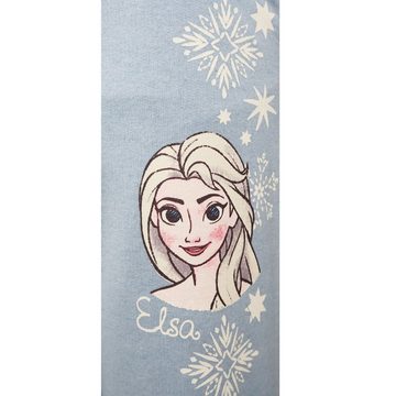 Disney Frozen Jogginghose Die Eiskönigin Mädchen Kinder Hose Gr. 104 bis 134, Blau oder Grau